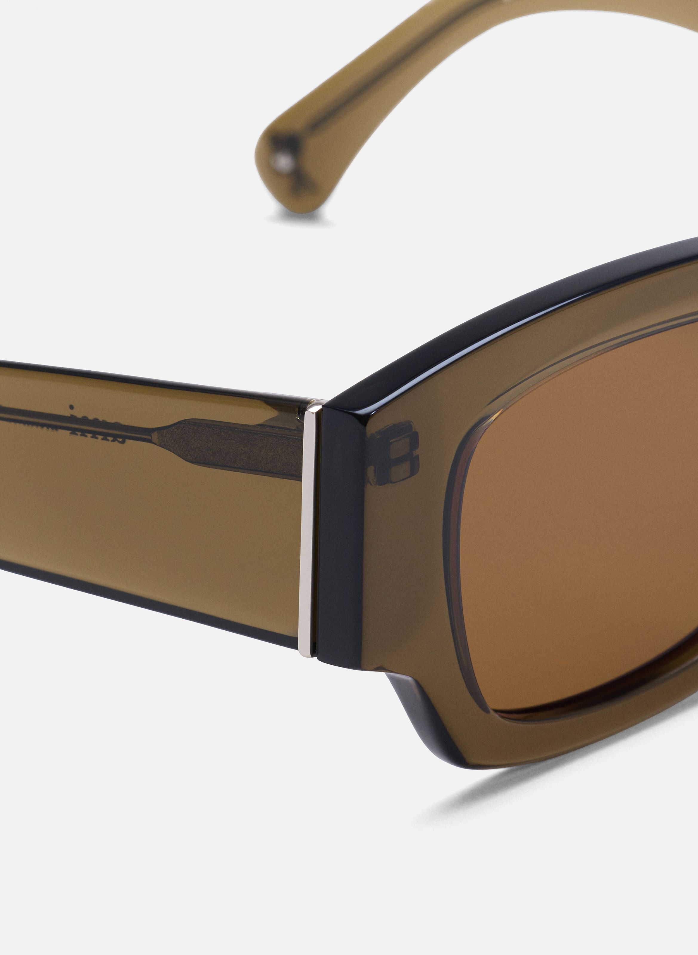 Lunettes de soleil 75001 en acétate unisexes AMI PARIS Vert