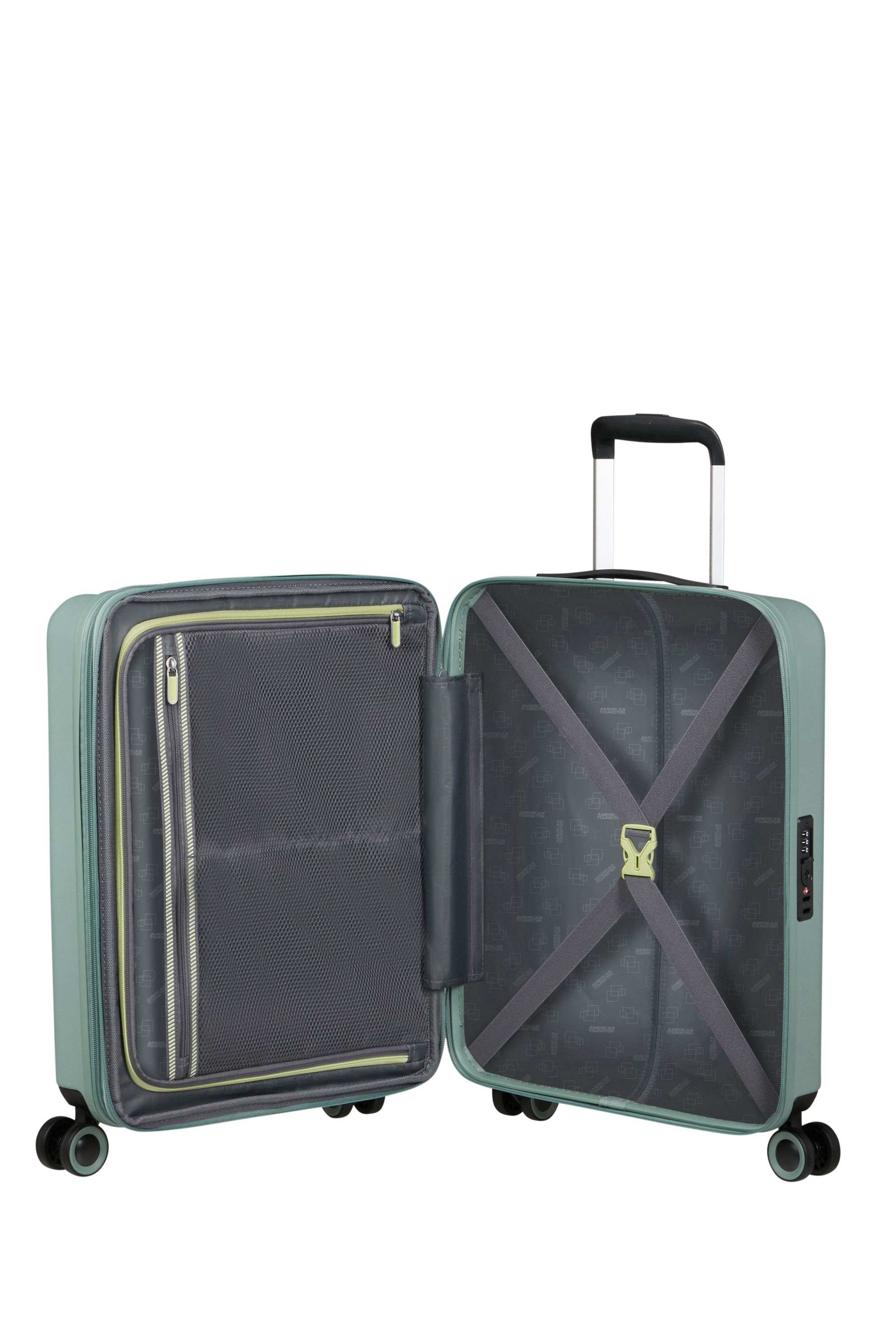 Dynabelt valise 4 roues taille s AMERICAN TOURISTER Vert
