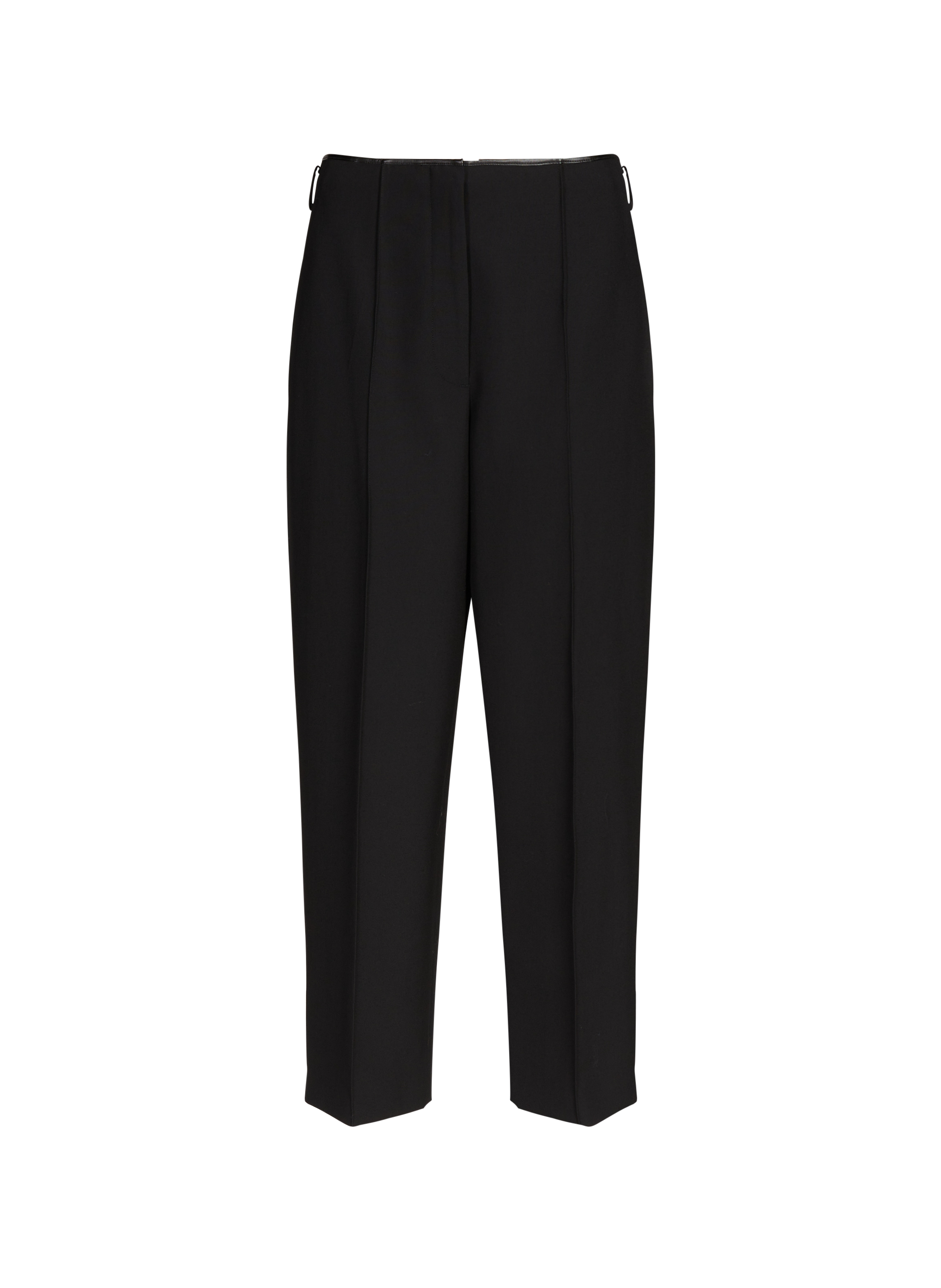 Mixed wool carrot pants HELMUT LANG Black