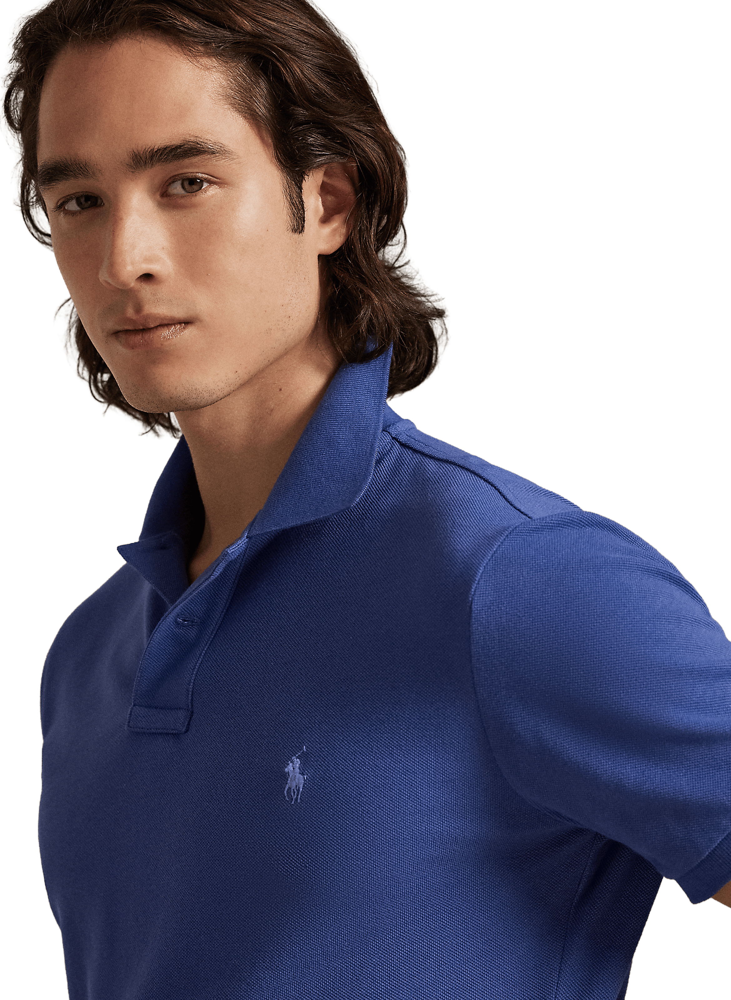 Polo en coton POLO RALPH LAUREN Bleu