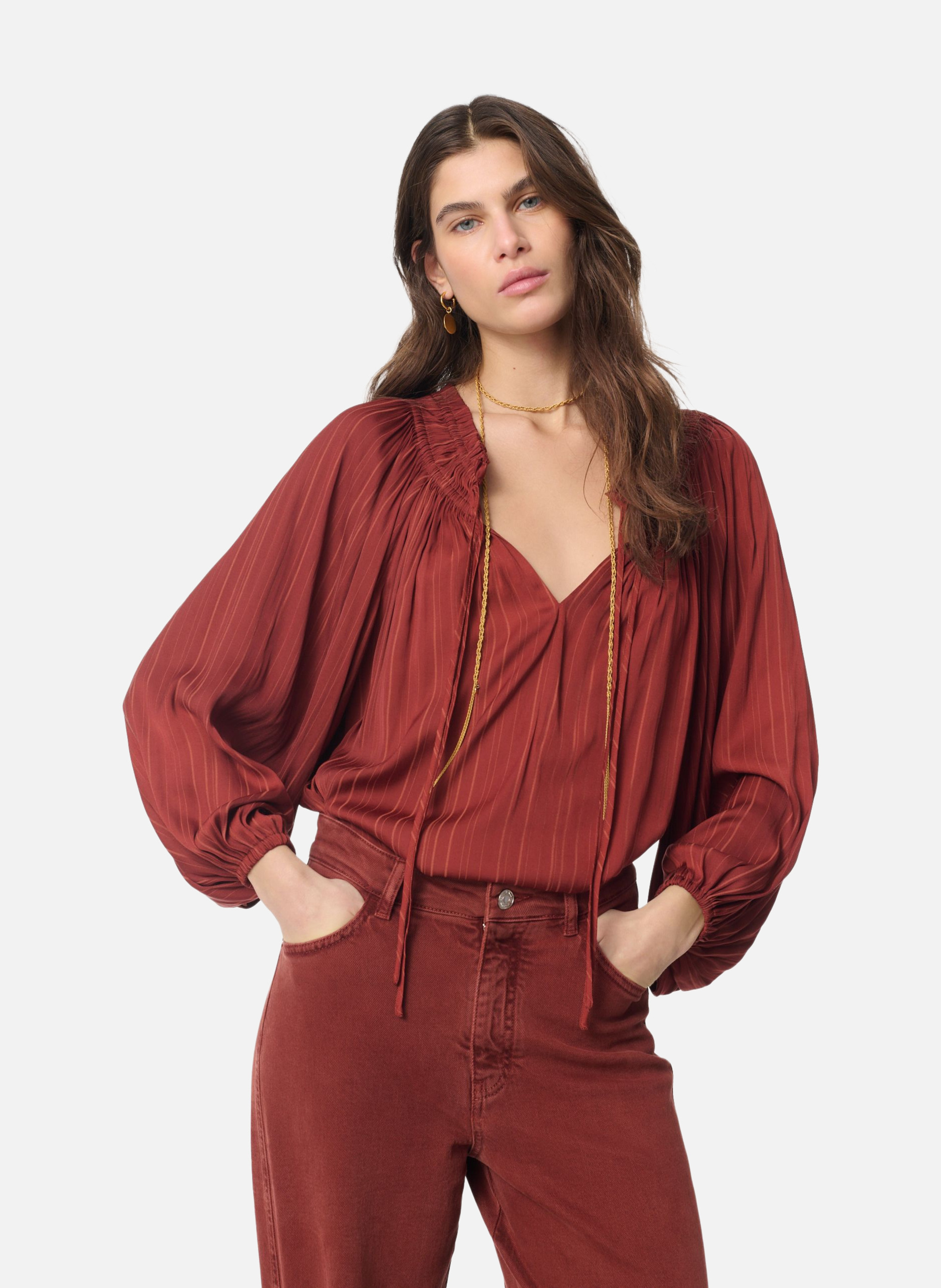 Blouse enya VANESSA BRUNO Rouge