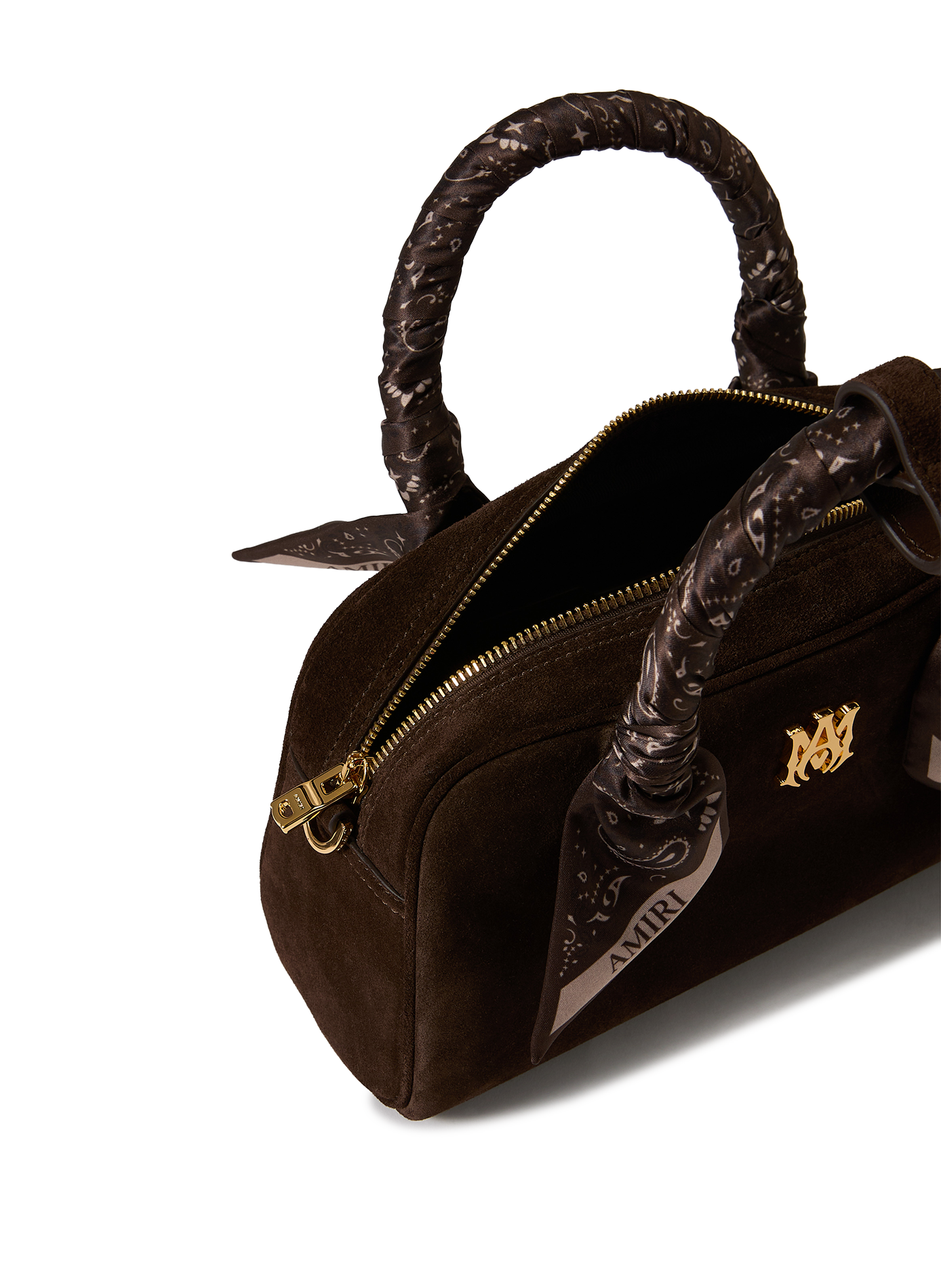 Sac à main en cuir suédé AMIRI Multicolore