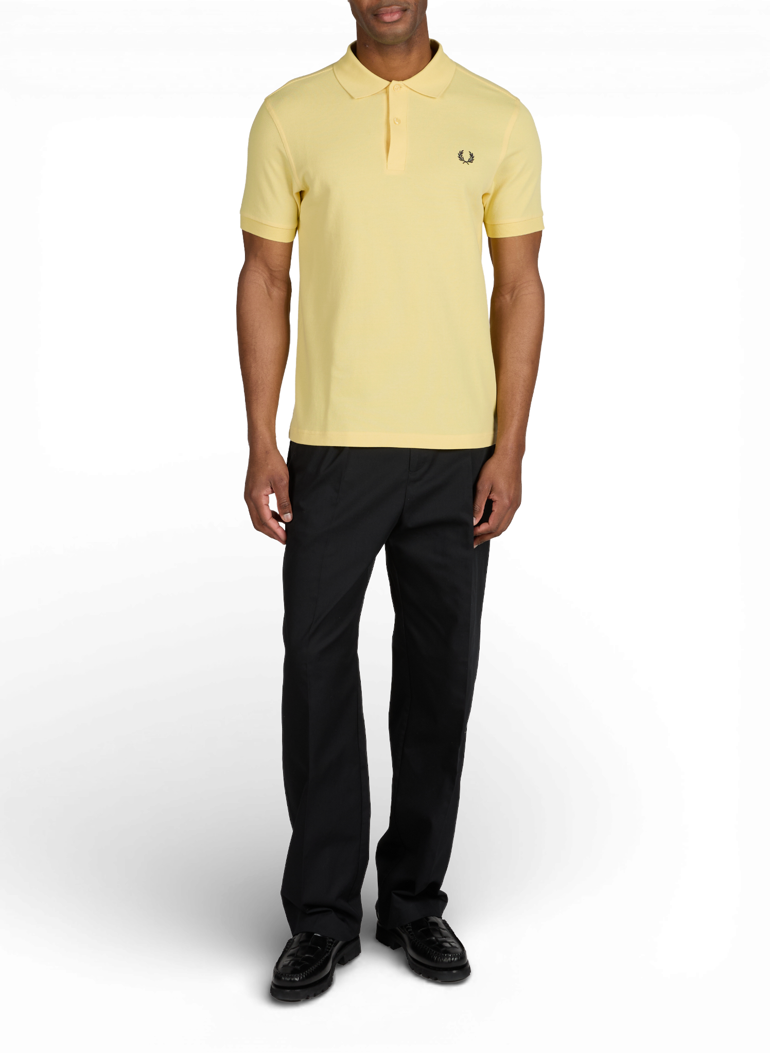 Polo en coton piqué FRED PERRY Jaune