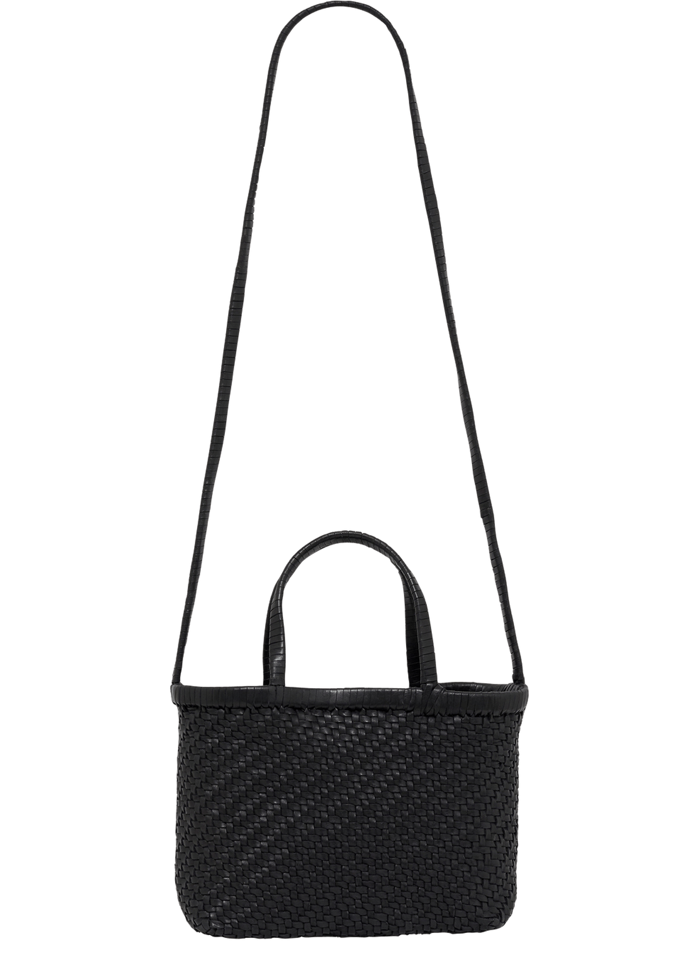 Petit sac à main en cuir tressé - gaby PABLO Noir