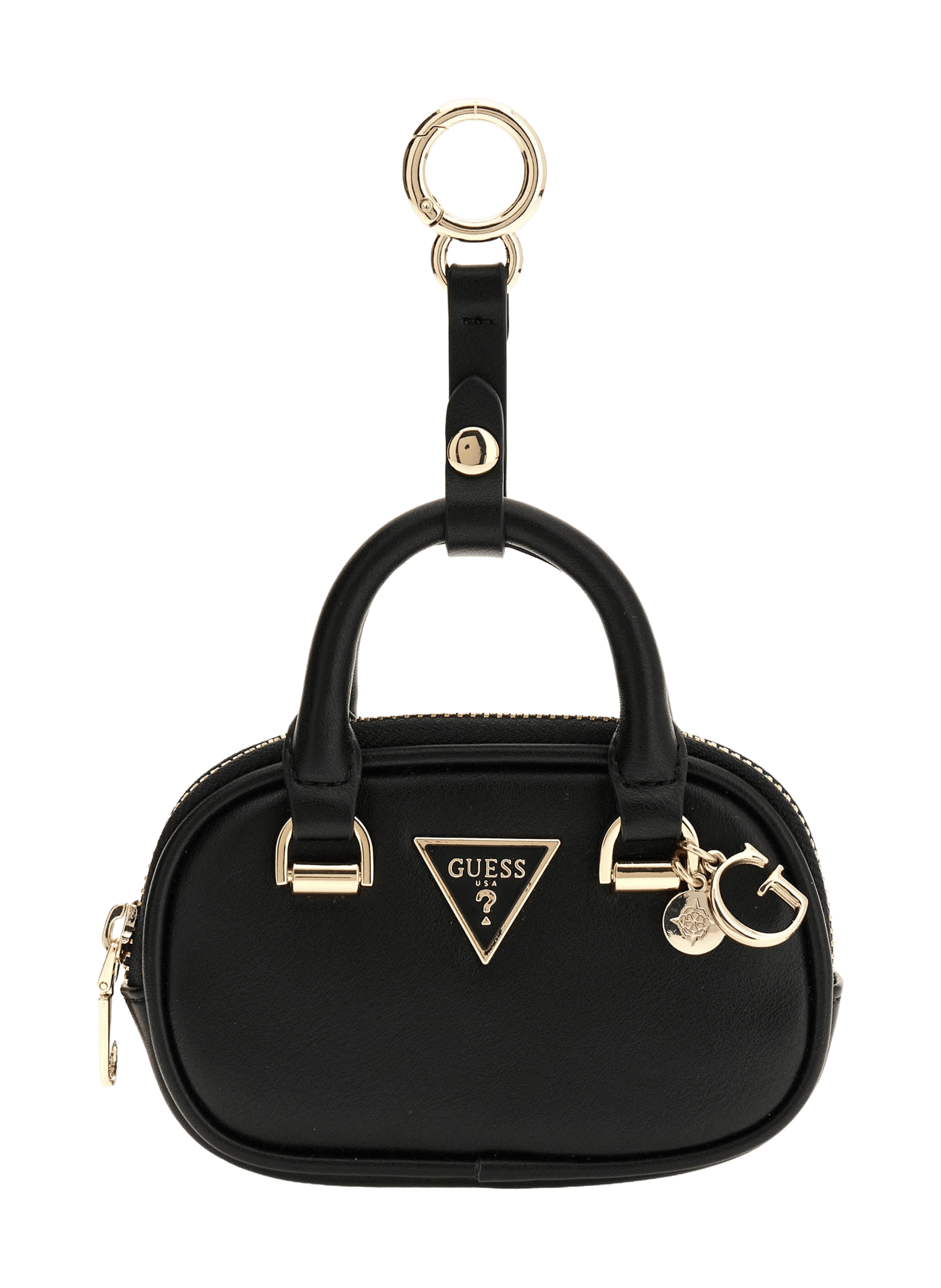 Llavero mini bolso de mano GUESS Negro
