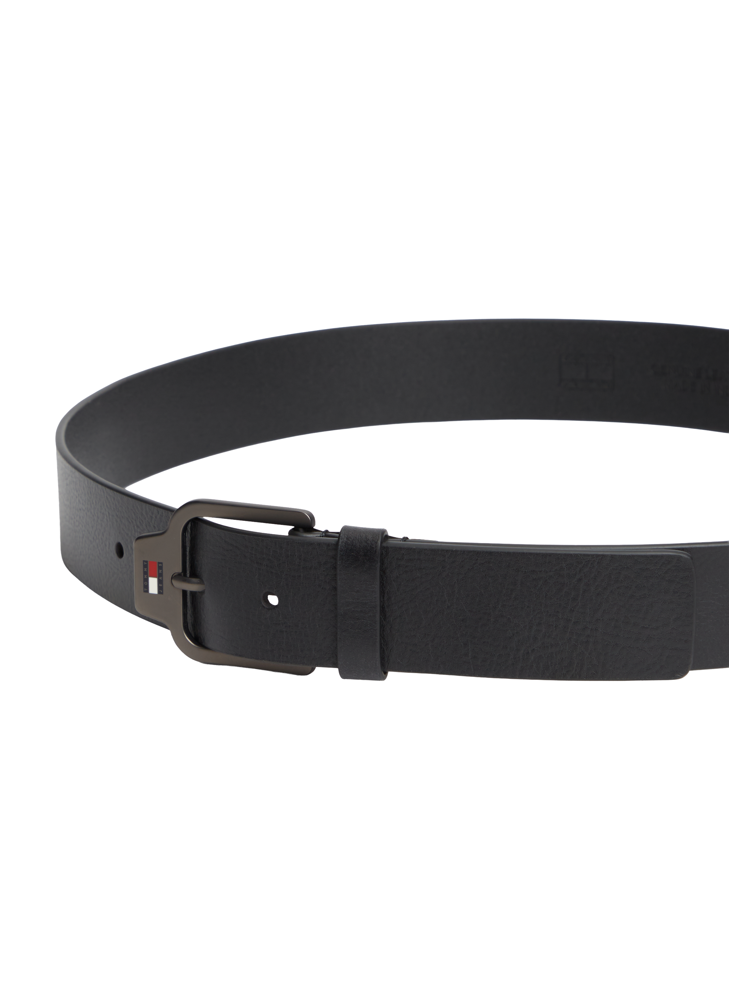 Ceinture en cuir grainé TOMMY HILFIGER Noir