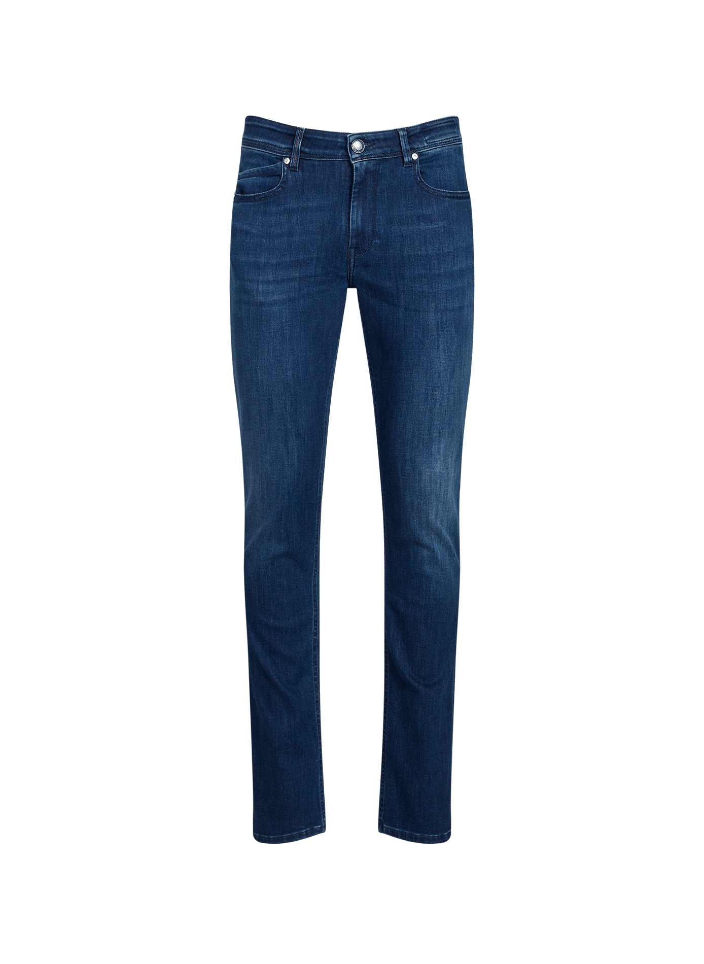 Jean slim en coton mélangé RE HASH Bleu