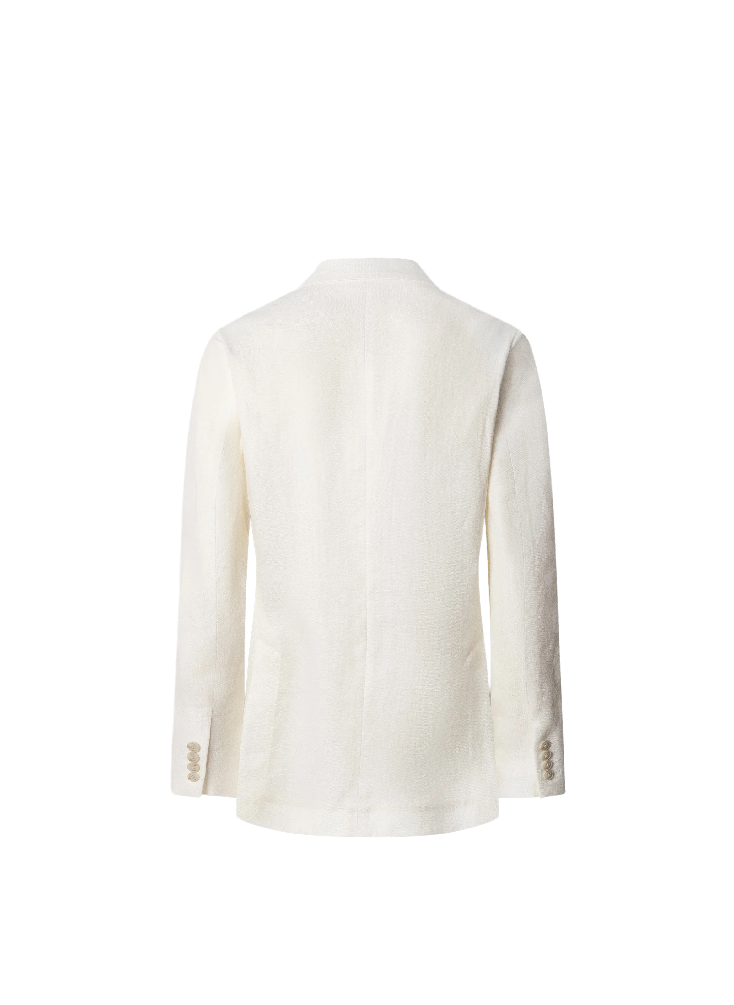 Veste cintrée en lin HACKETT White