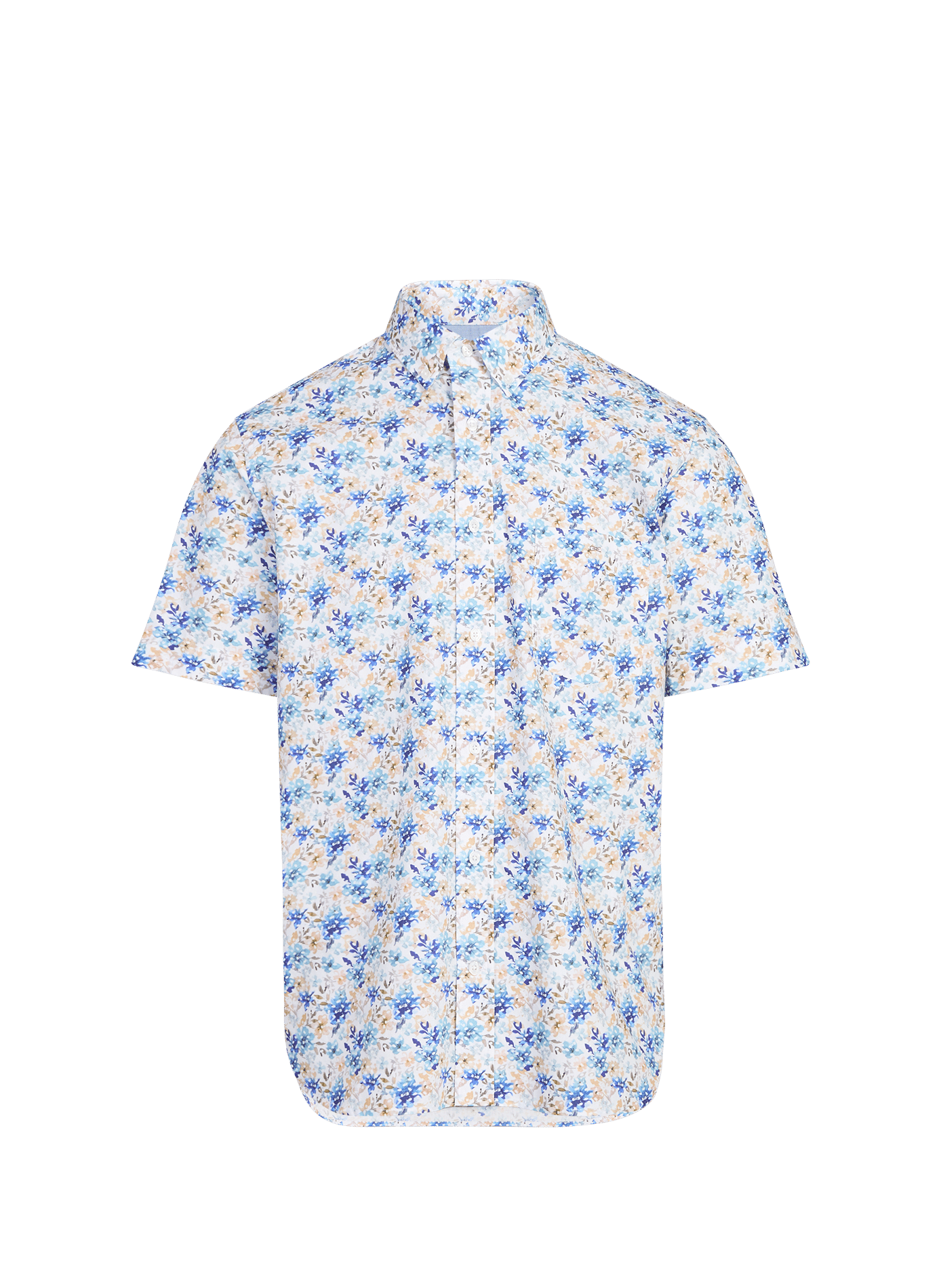 Chemise droite en coton EDEN PARK Bleu