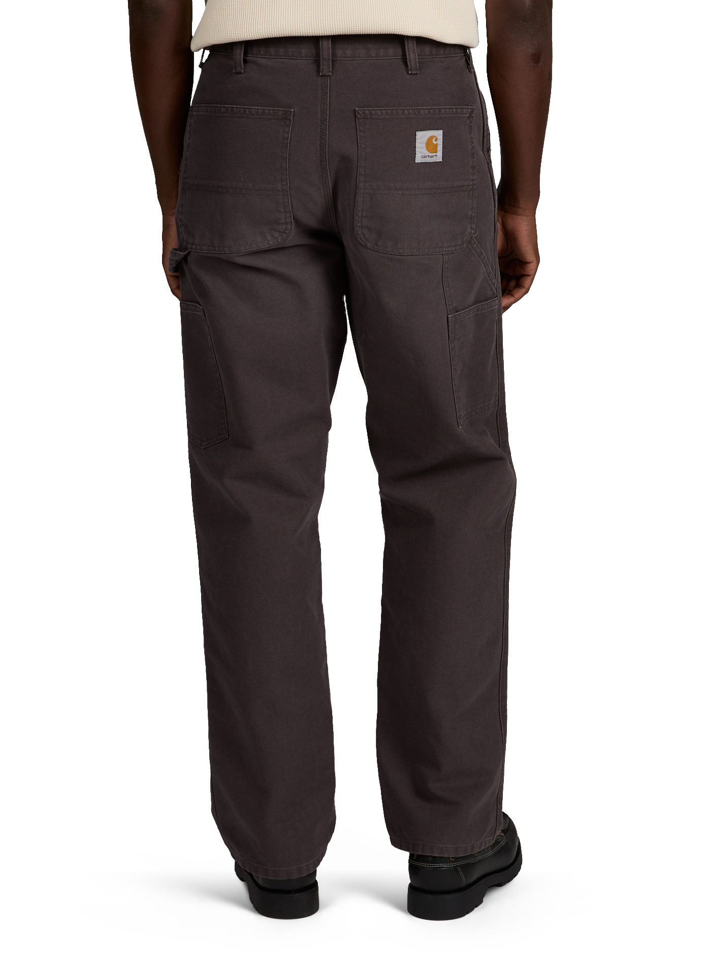 Plain cotton trousers CARHARTT WIP Brown
