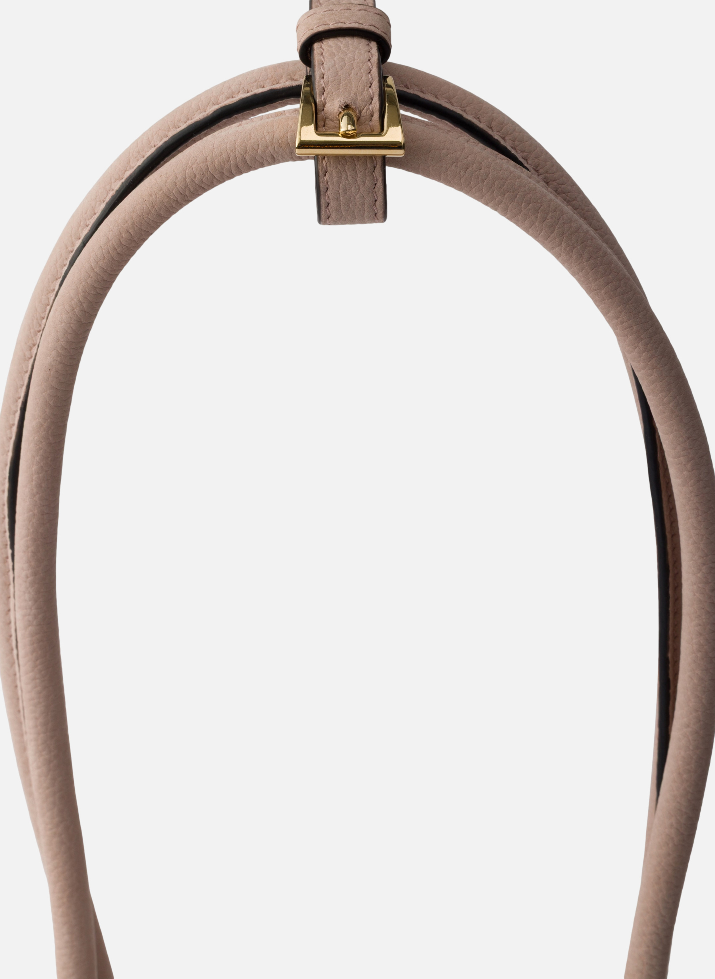 Sac à main prada bonnie en cuir nubuck de taille m PRADA Rose