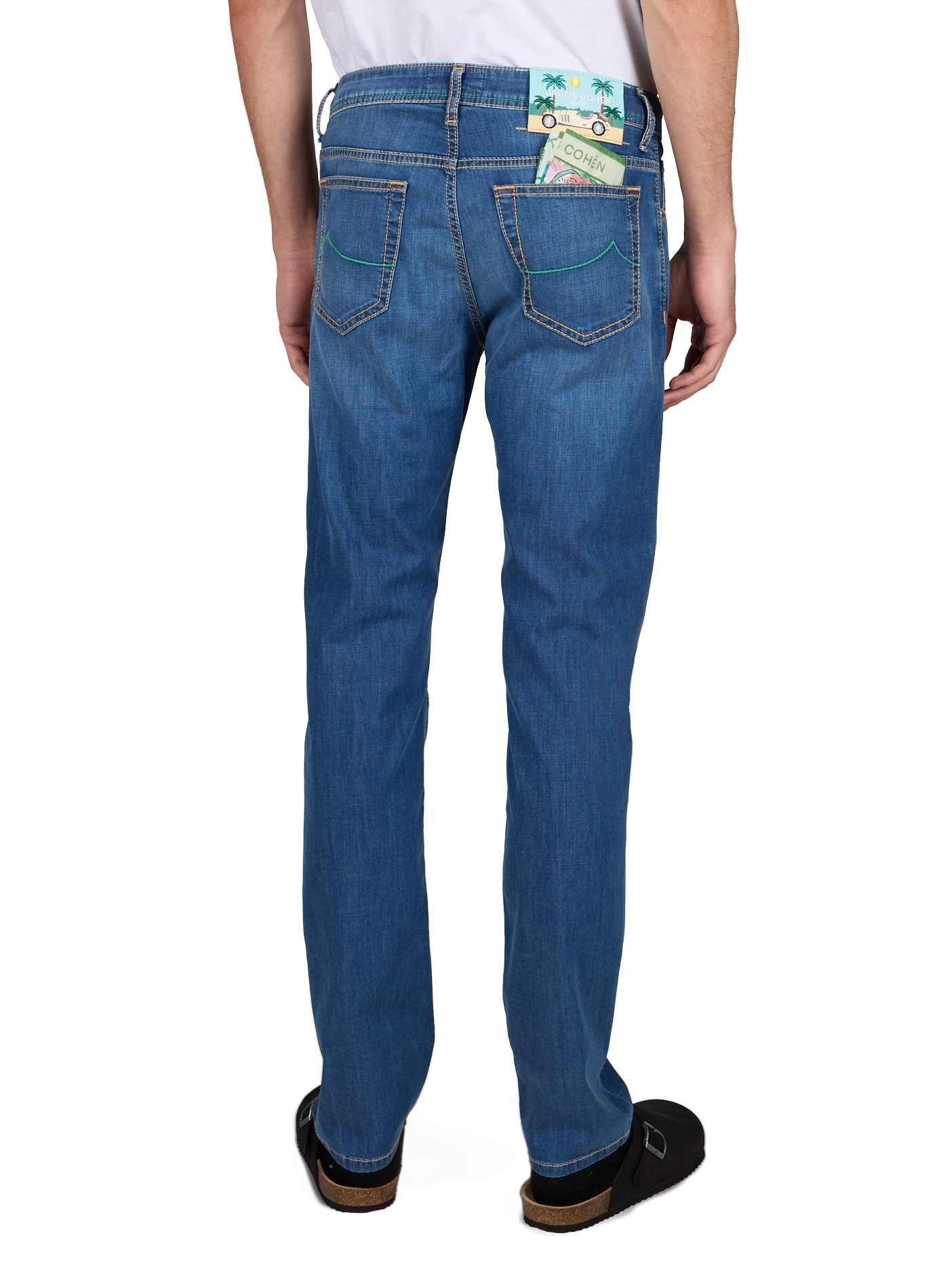 Cotton-blend jeans JACOB COHEN Blue