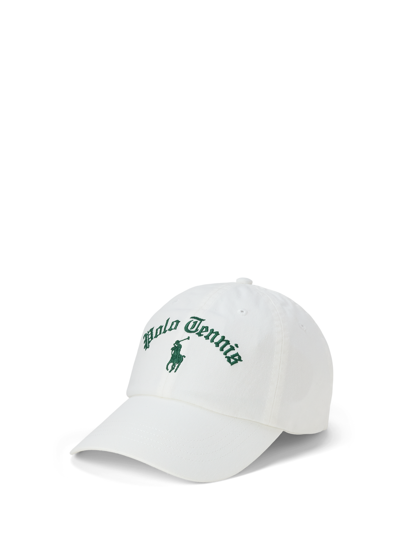 Cotton baseball cap with embroidered logo  POLO RALPH LAUREN White