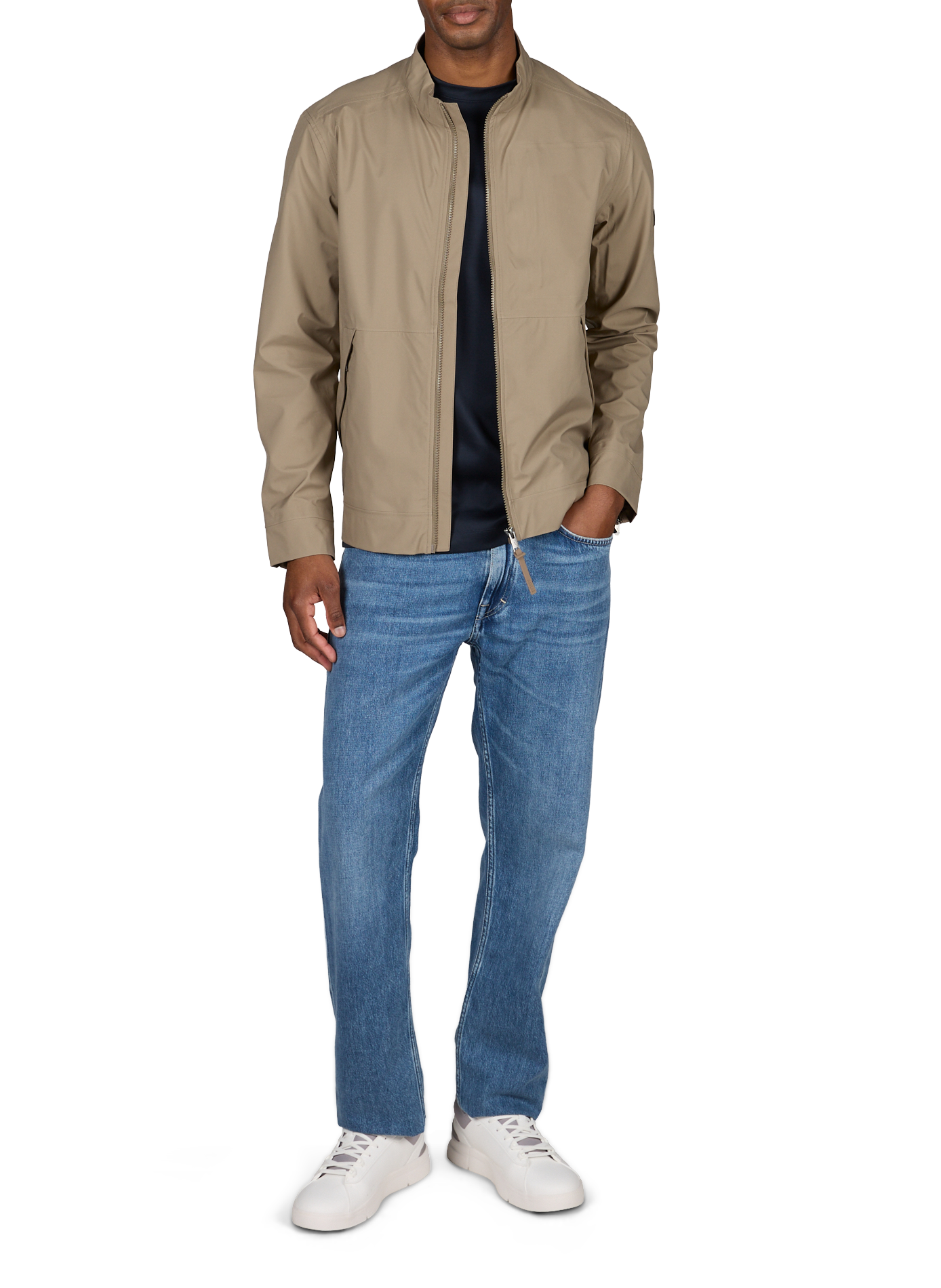 Blouson droit à col légèrement montant AIGLE Marron