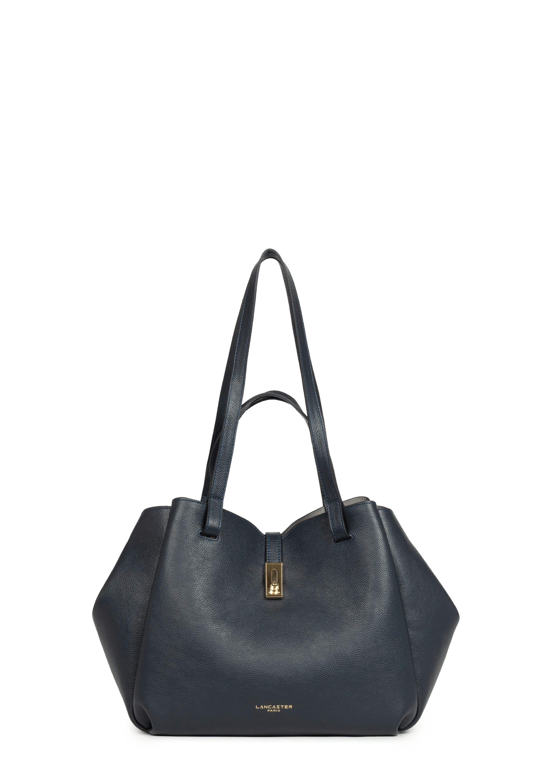 Grand sac cabas épaule - milano horizon LANCASTER Bleu