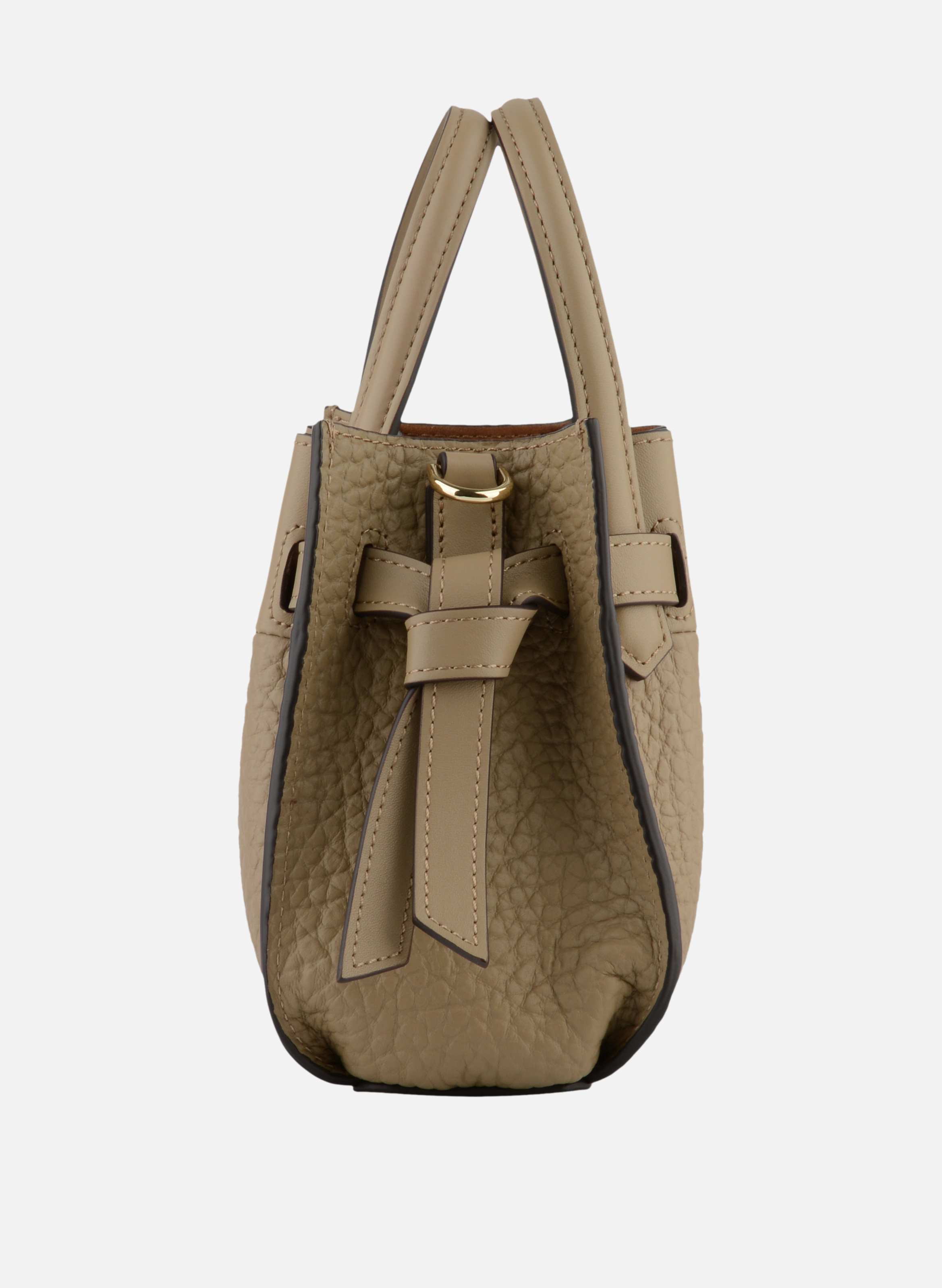 Blossom | sac à main nano en cuir de vachette | Gris POURCHET Femme