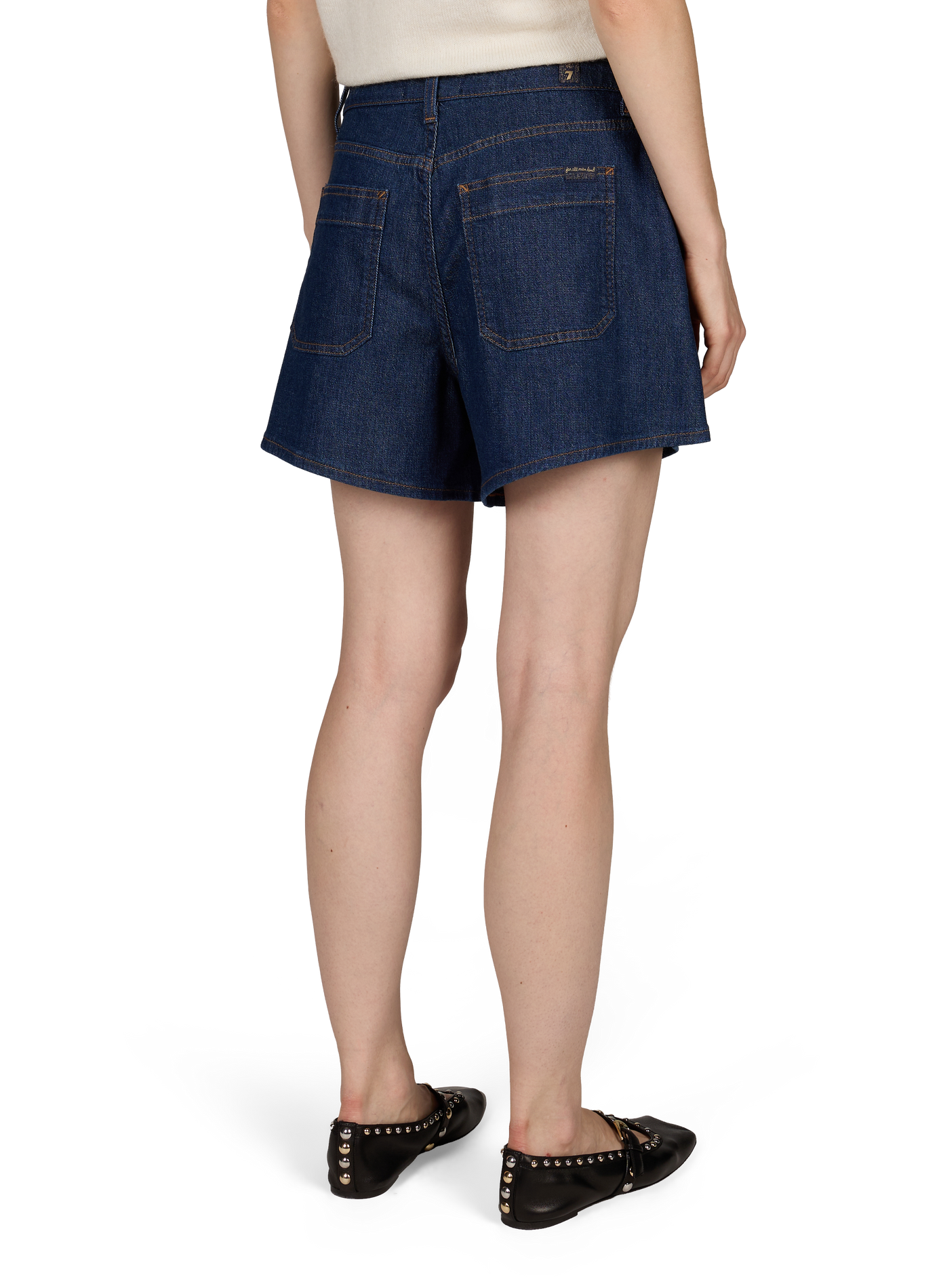 Short denim Utility Kori 7 FOR ALL MANKIND Blue