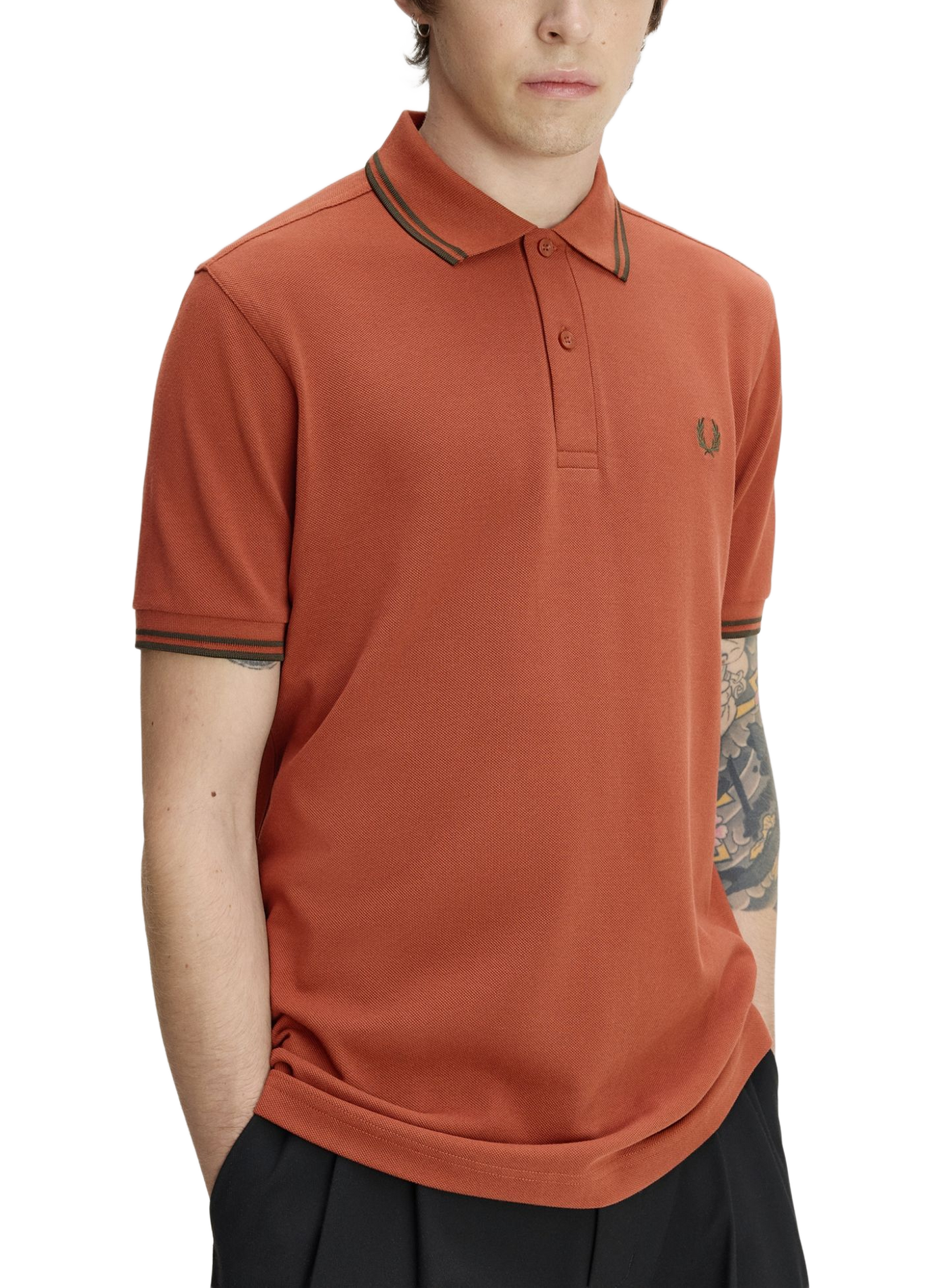 Piqué-Baumwollpolo | Orange FRED PERRY Herren