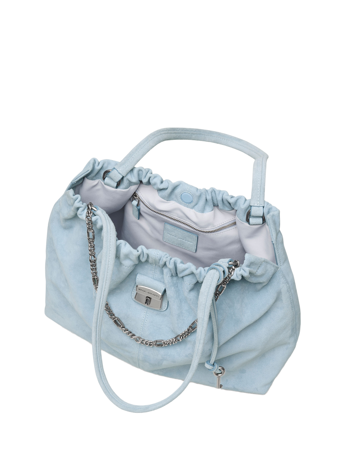 Sac épaule suédé The Cristina Tote MARC JACOBS Bleu
