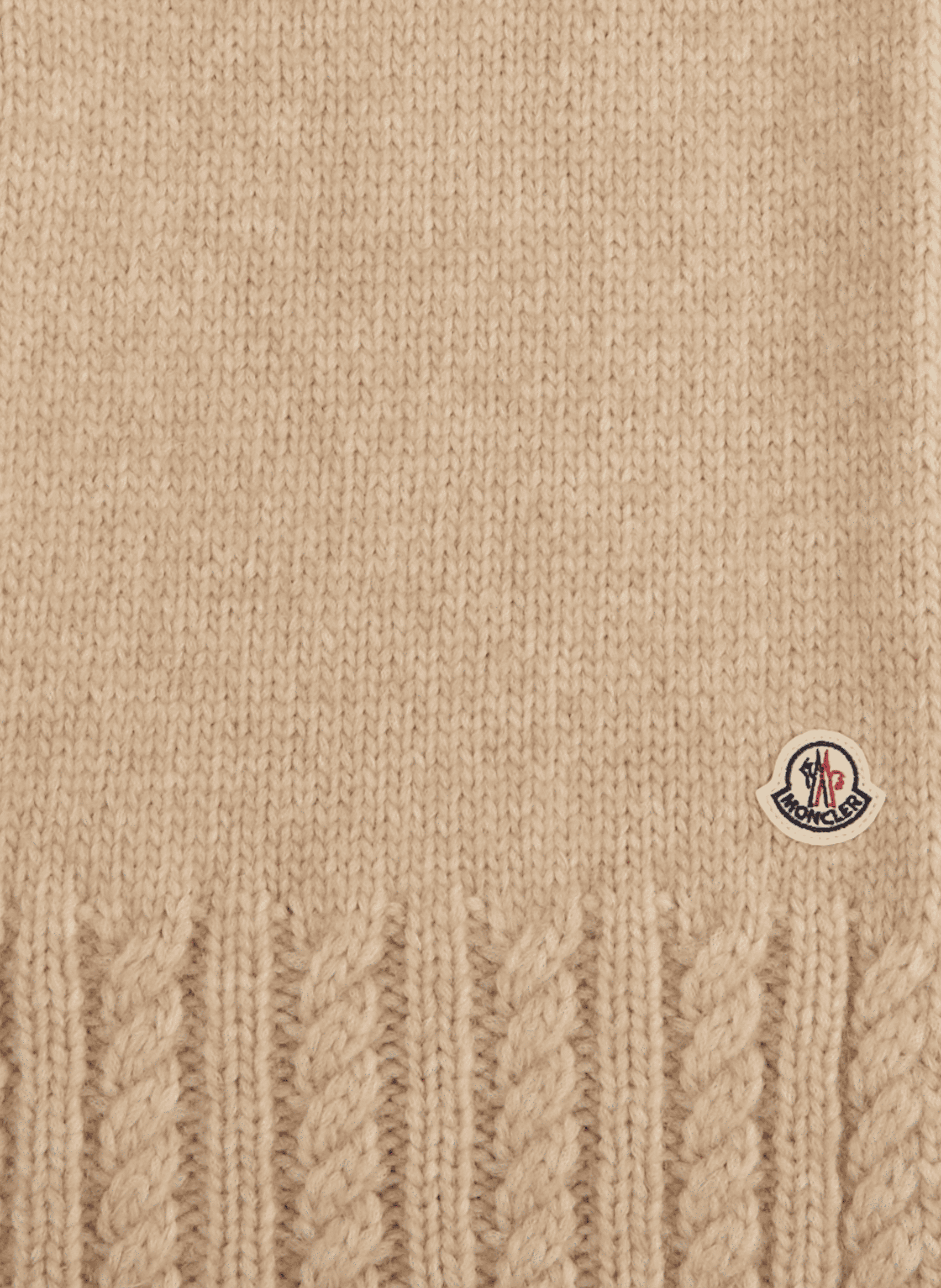 Alpakamischungsschal MONCLER Beige