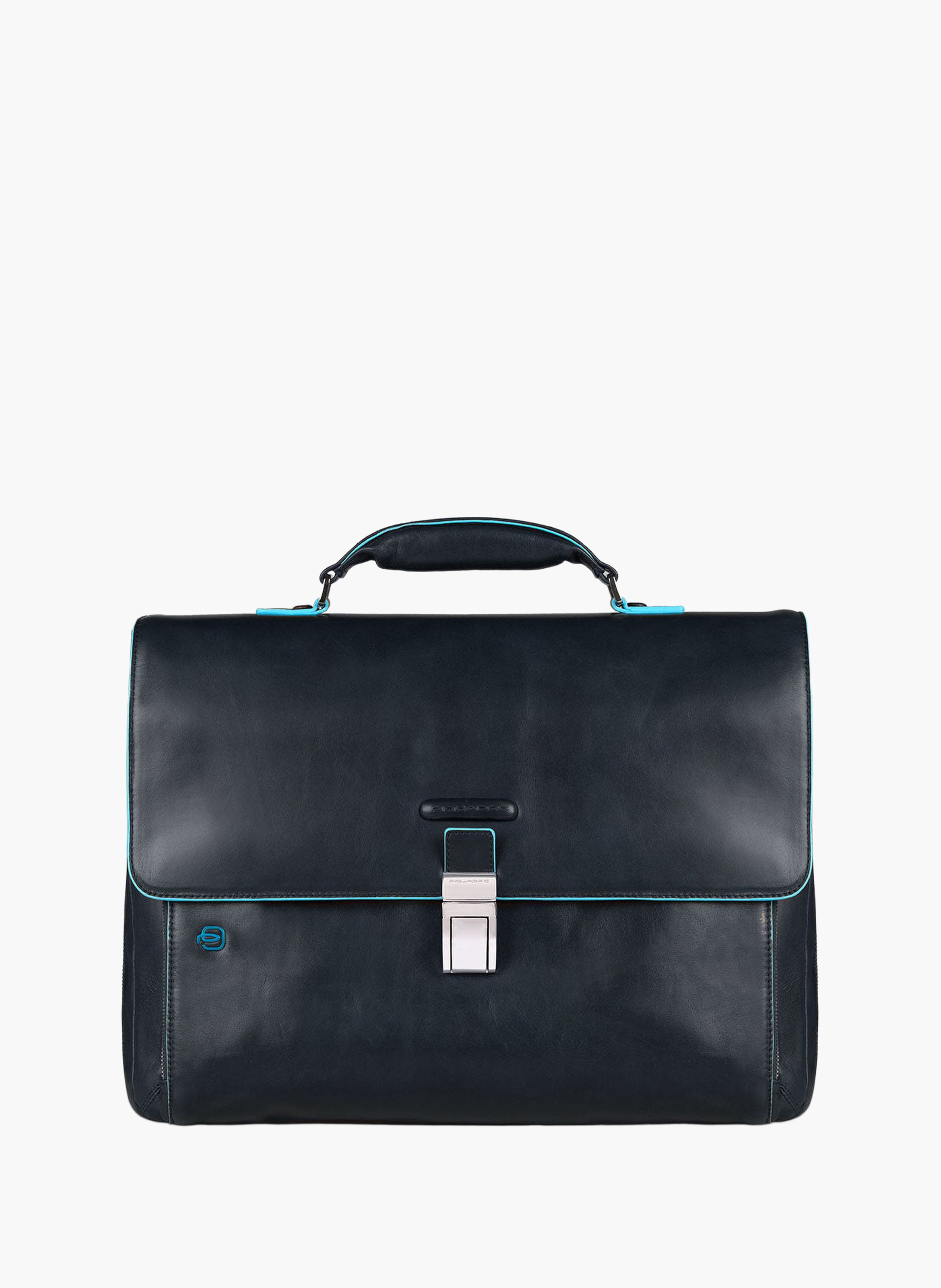 Uitbreidbare laptoptas voor 15,6" laptops PIQUADRO Blauw
