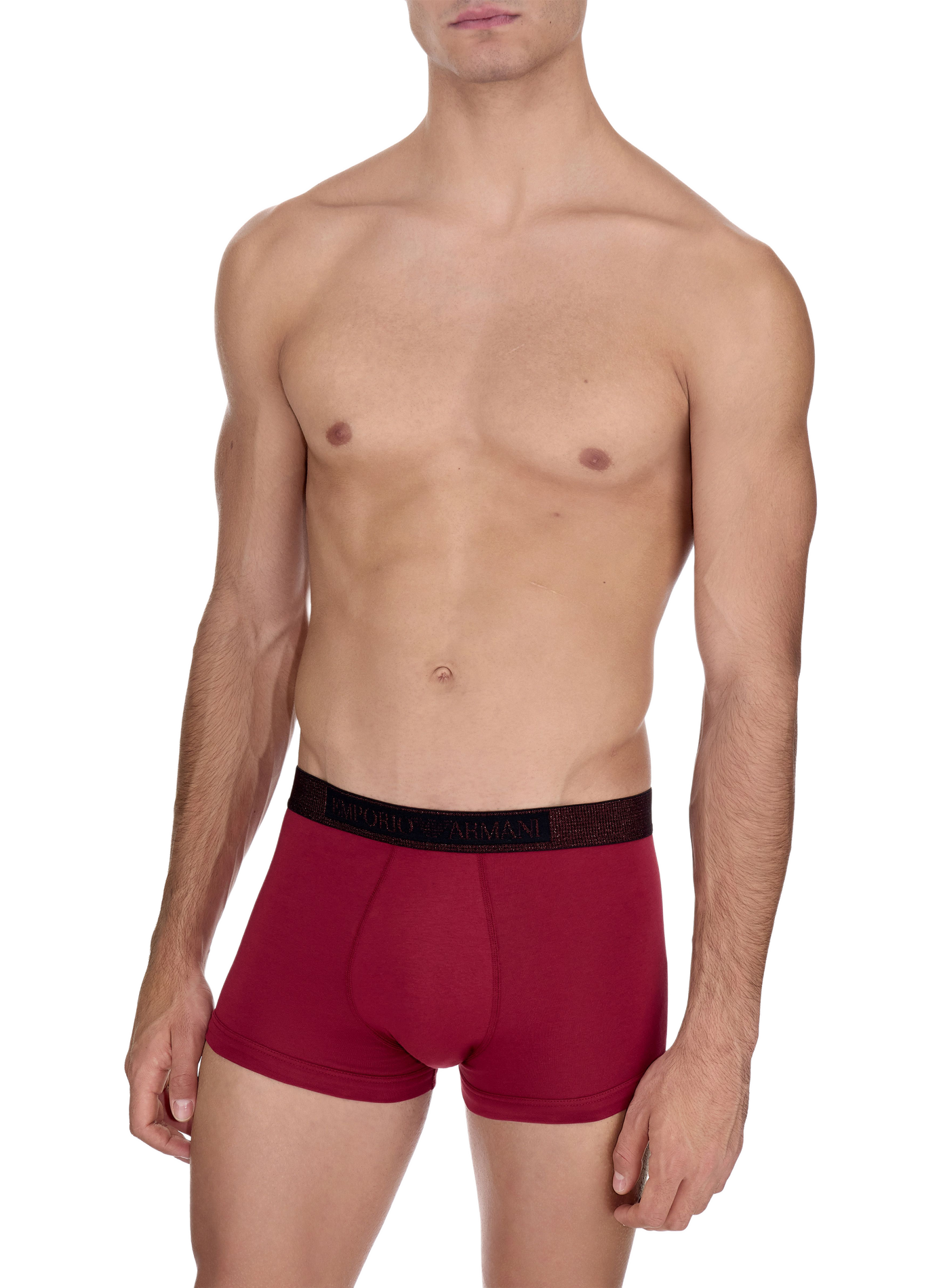 Set van 2 boxershorts met glitterband EMPORIO ARMANI Rood