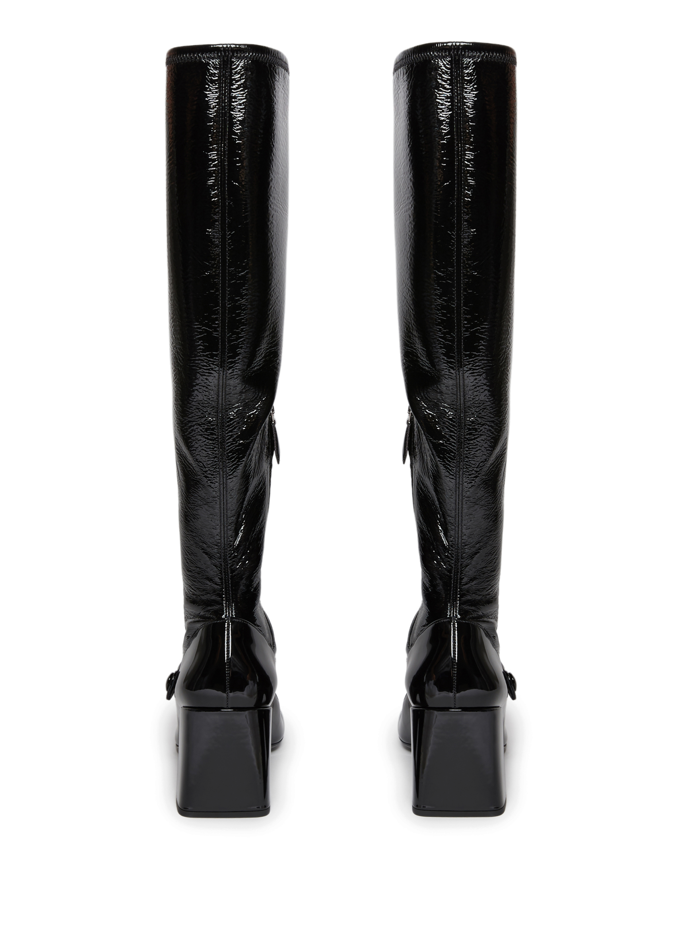 Bottes en cuir verni Multicolore