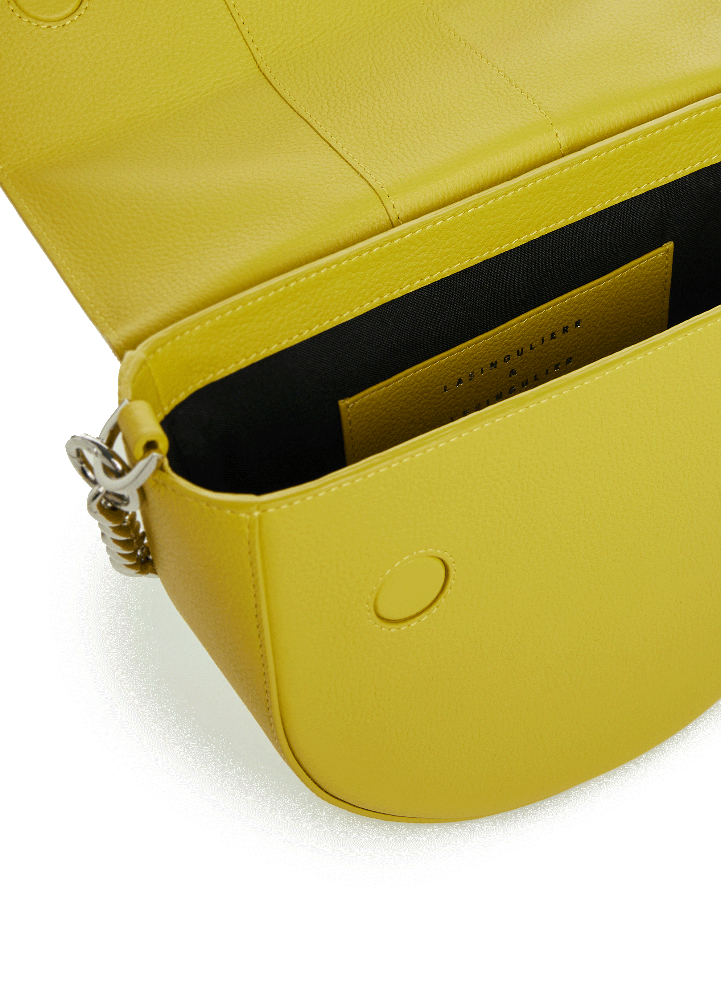 Sac à main en cuir LA SINGULIERE & LE SINGULIER Vert