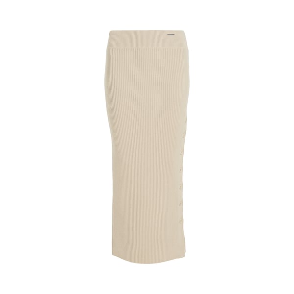 Jupe longue en laine recyclée