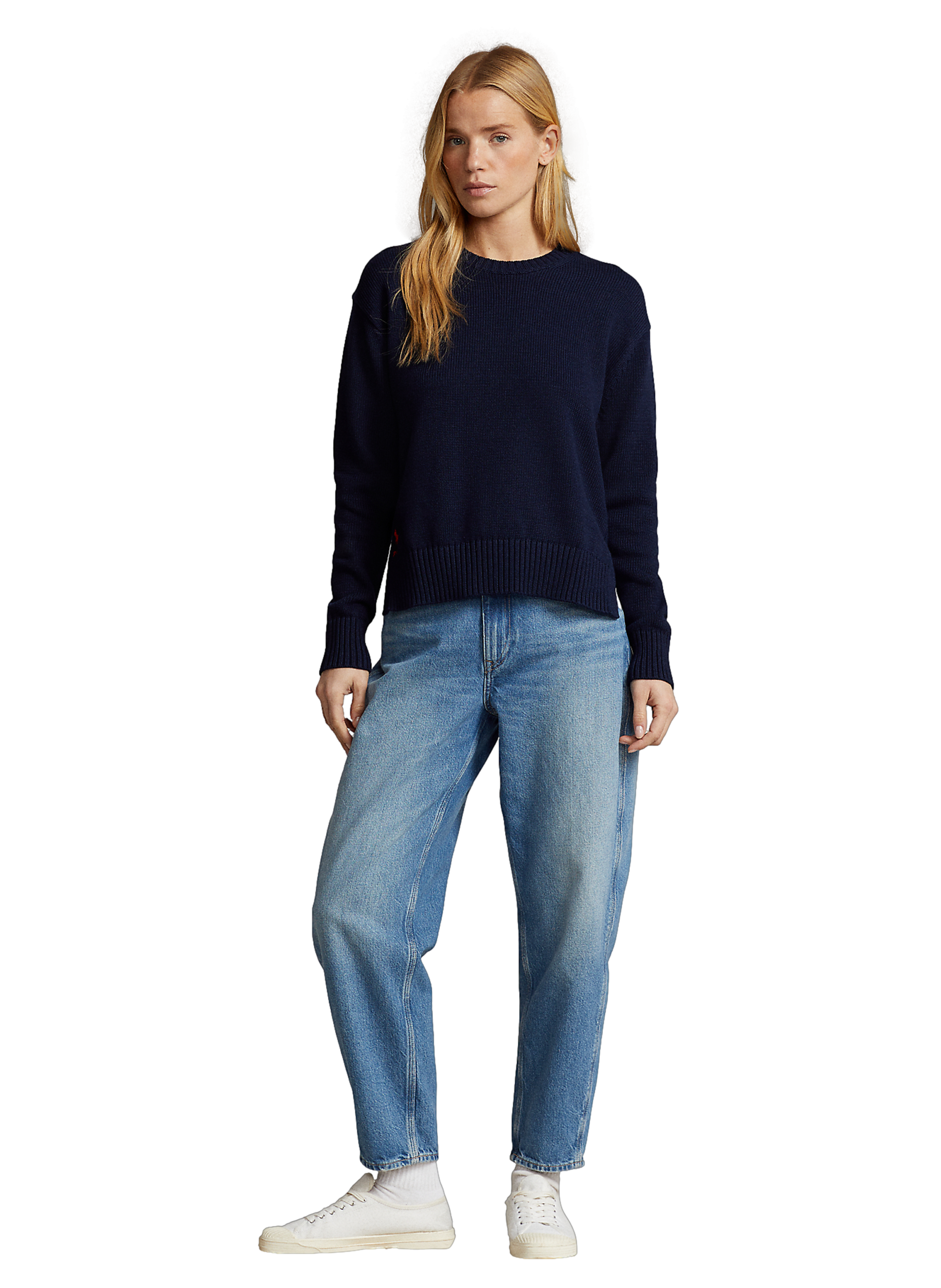 Pull en maille de coton  POLO RALPH LAUREN Bleu