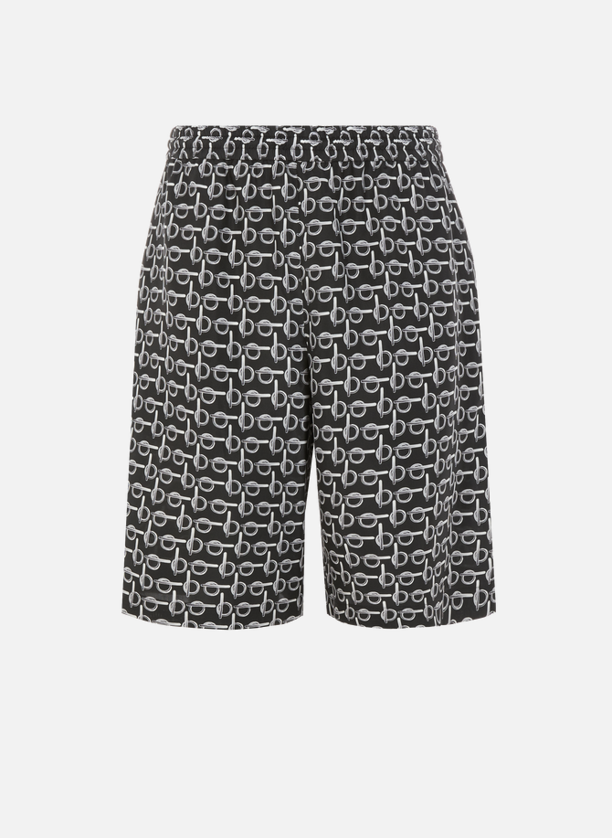 Patterned silk shorts  BURBERRY