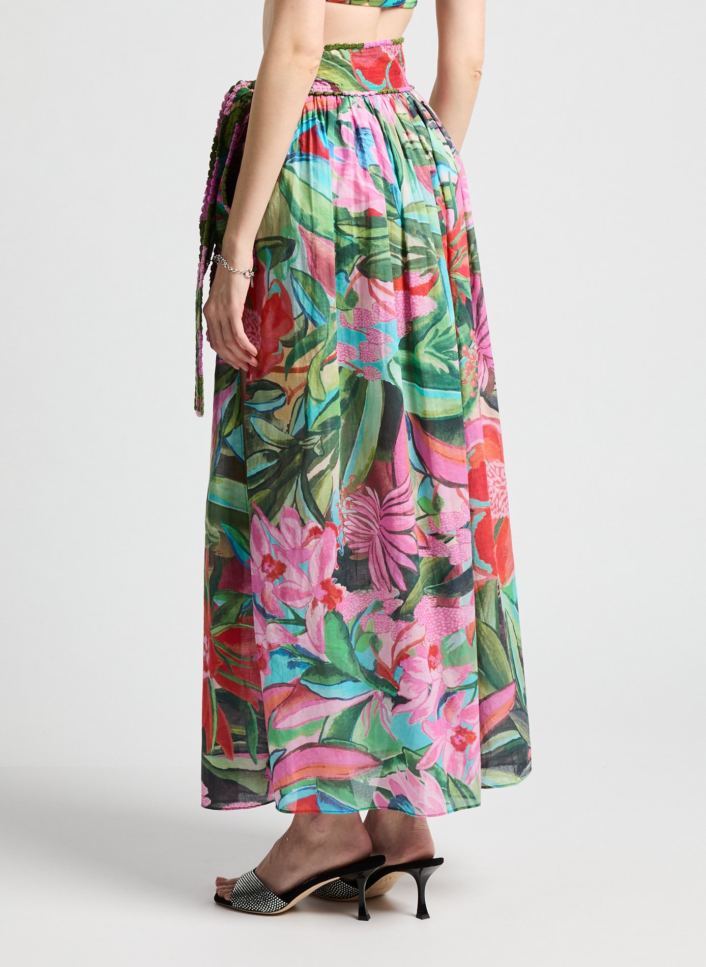 Dream Garden Long Skirt FARM RIO Multicolour
