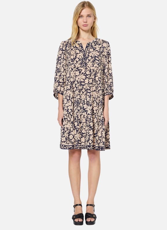 Robe courte et droite à fleurs - petal Bleu by GERARD DAREL GERARD DAREL Robe courte et droite à fleurs - petal Bleu