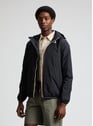 Blouson droit à capuche | Noir by K-WAY K-WAY Blouson droit à capuche | Noir
