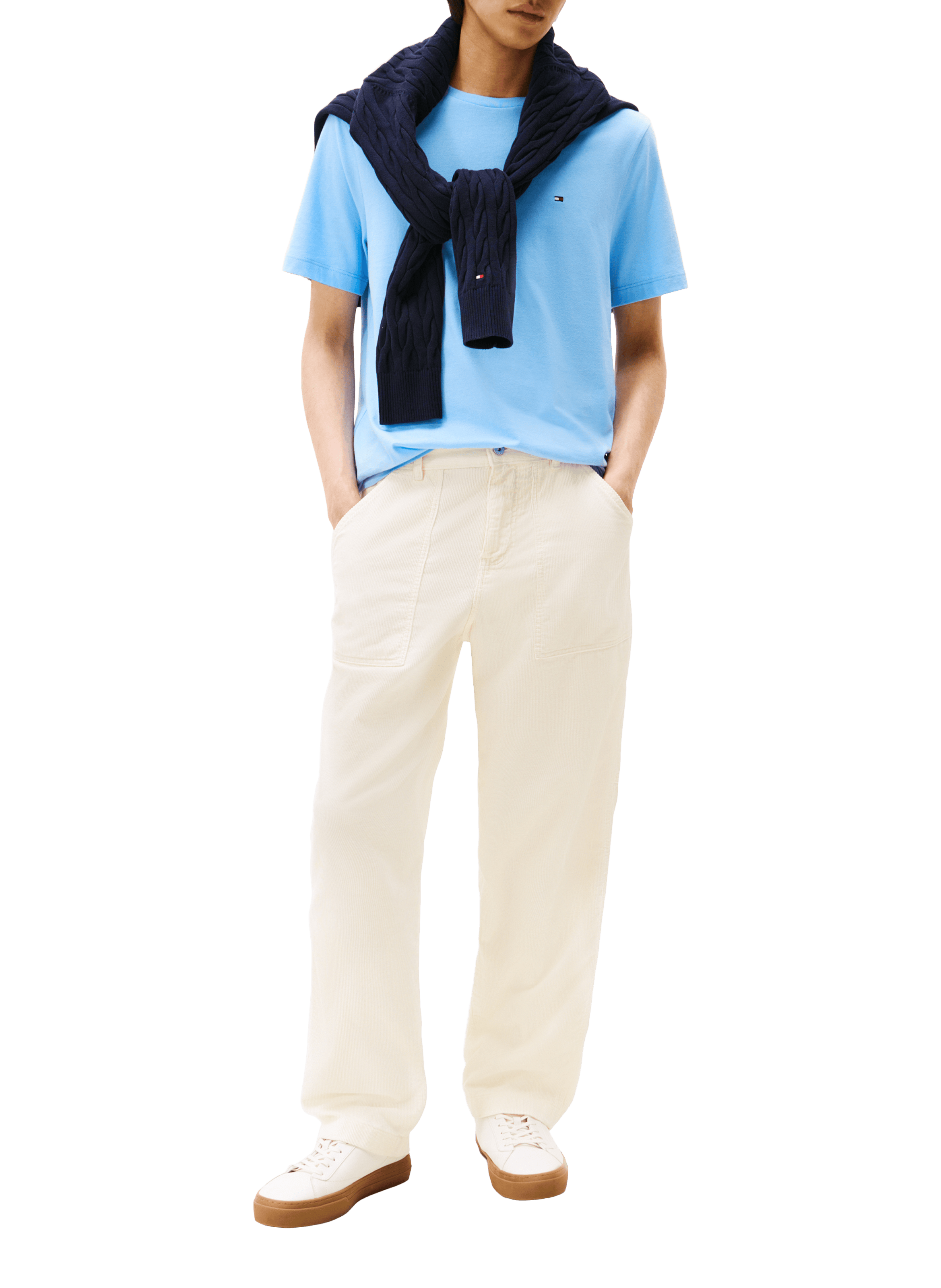 Classic Cotton T-Shirt TOMMY HILFIGER Blue