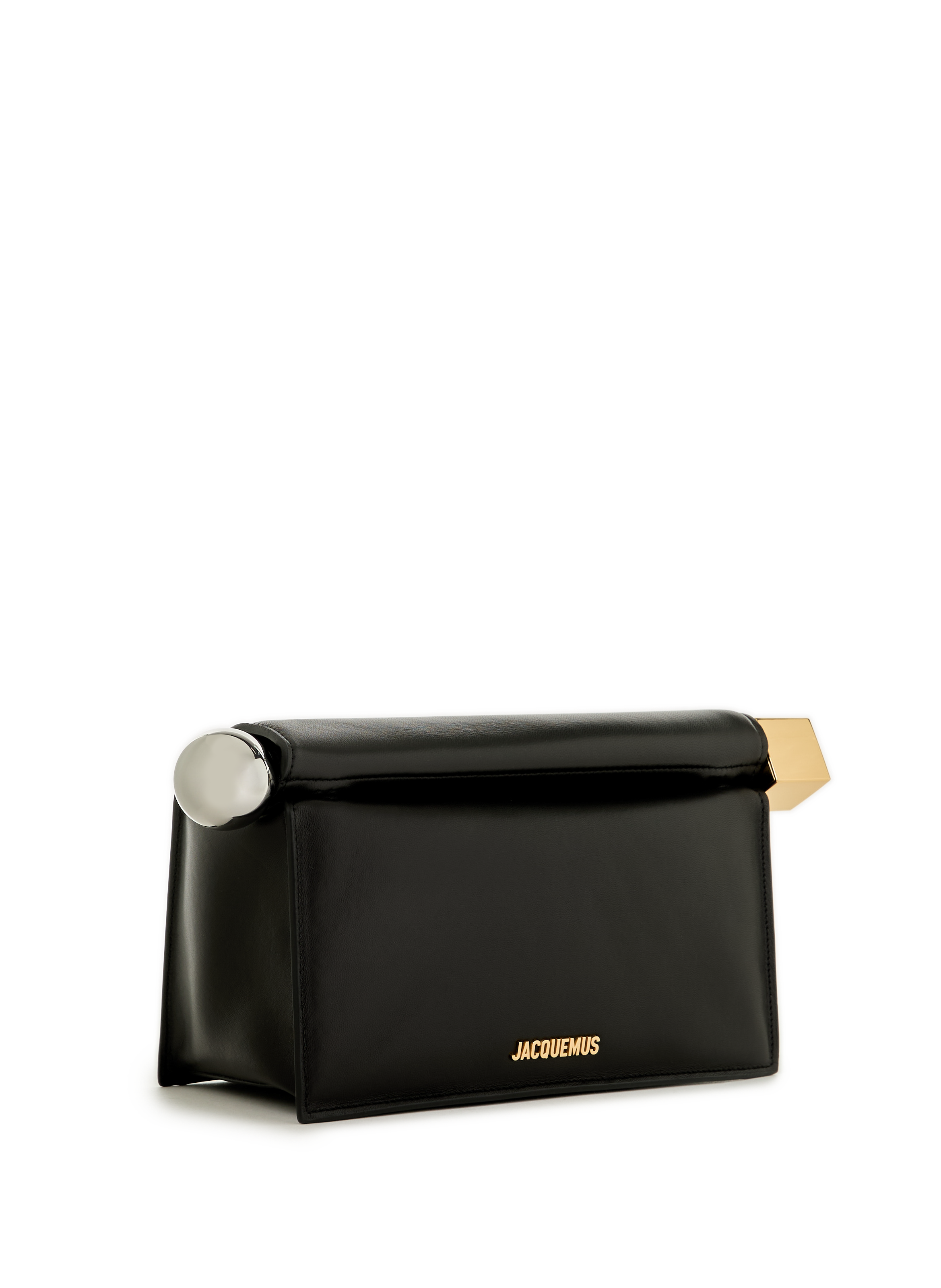 La Pochette Rond Carré clutch  JACQUEMUS Black