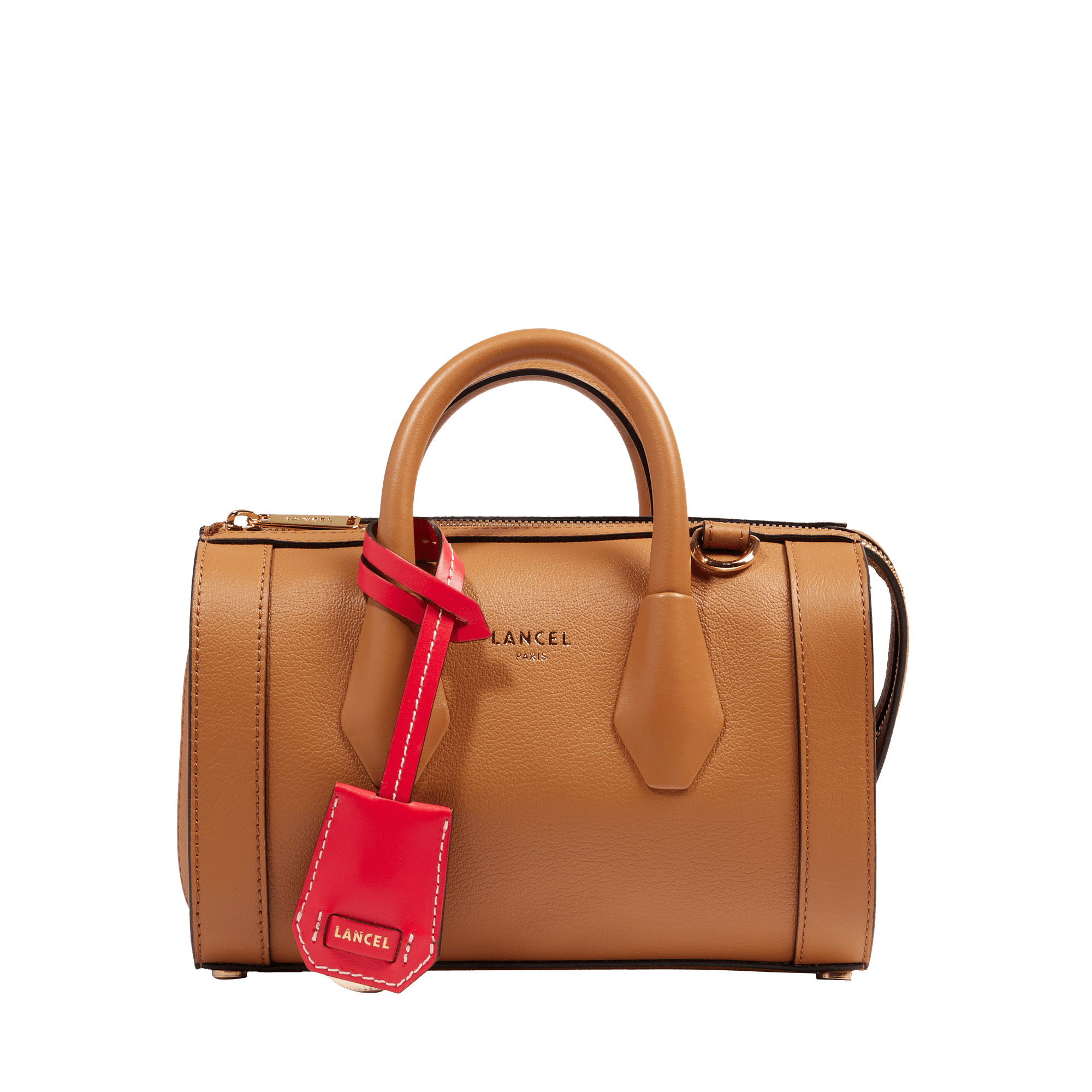 Mini sac bowling bcbg de lancel en cuir LANCEL Marron