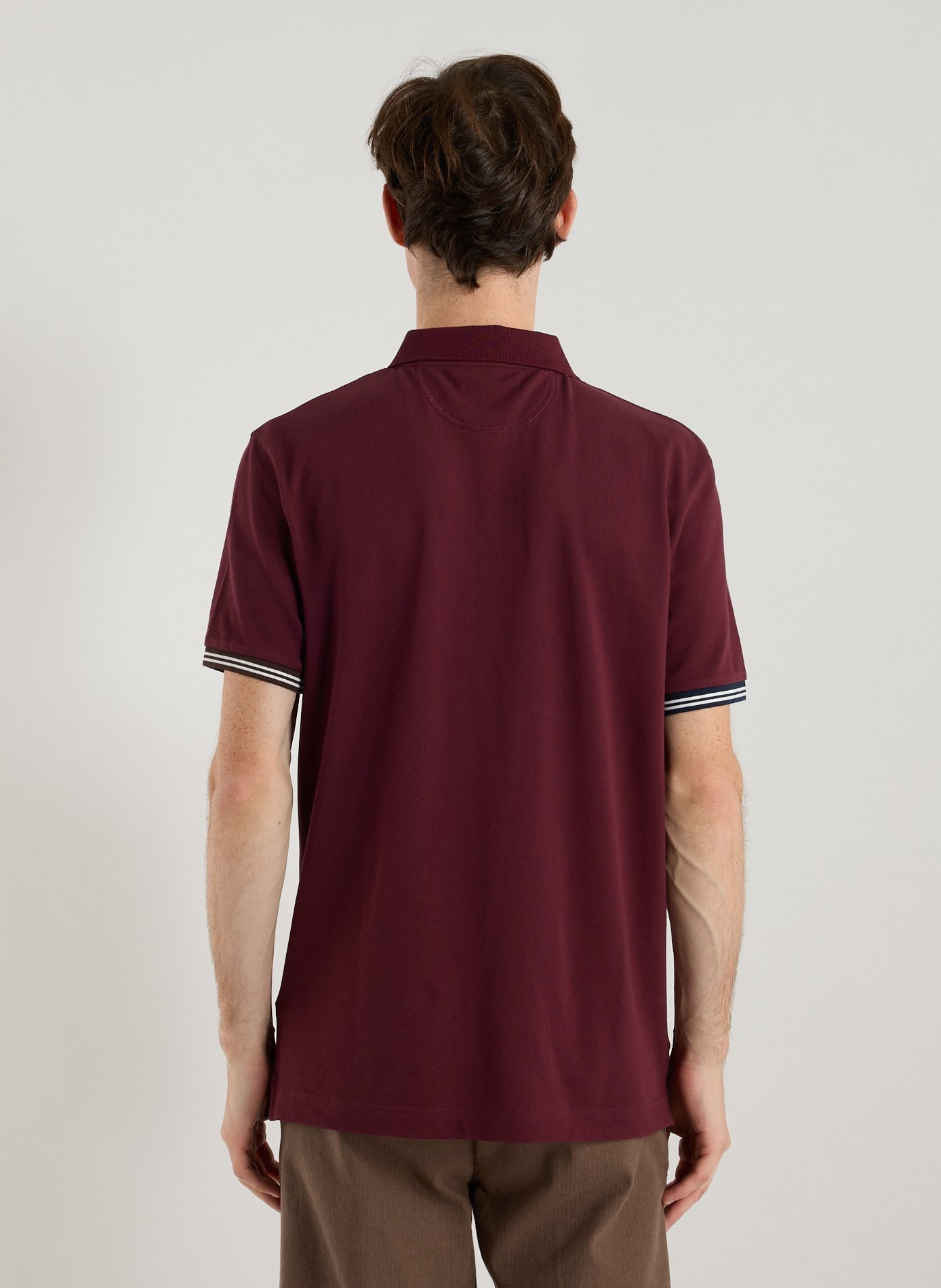 Polo droit en coton mélangé LA MARTINA Rouge