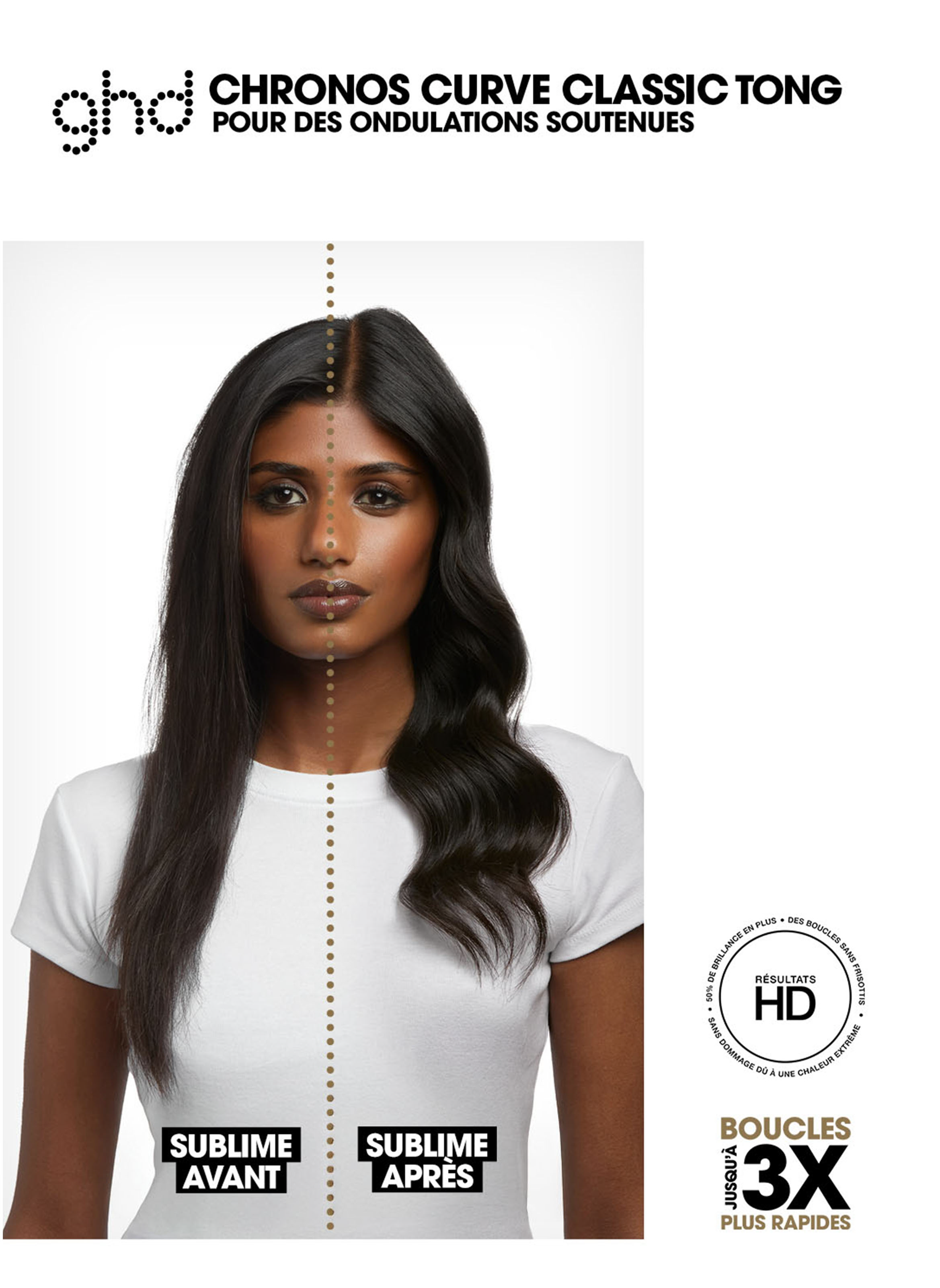 Boucleur GHD chronos curve classic tong GHD No color