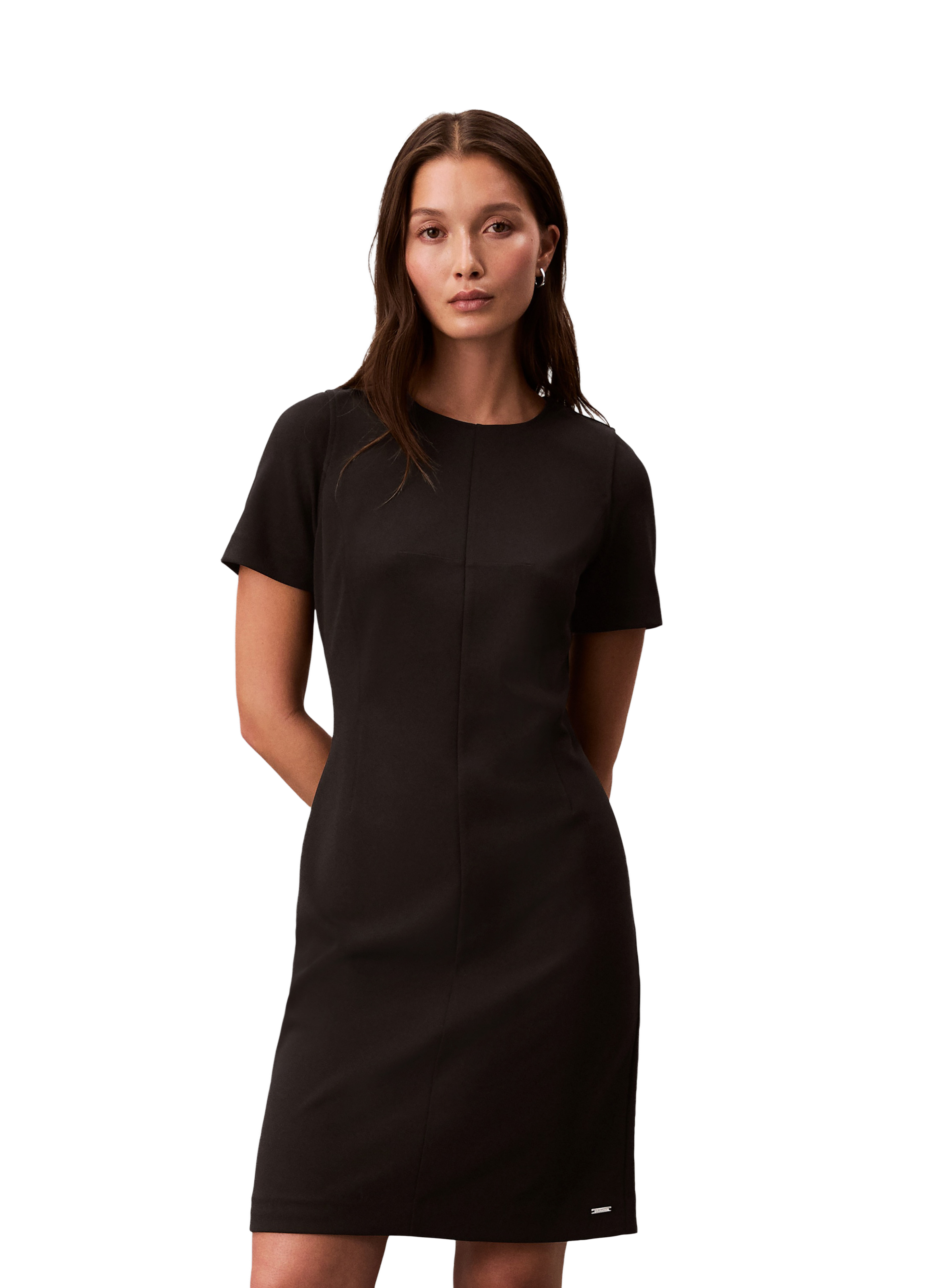 Robe droite unie CALVIN KLEIN Noir