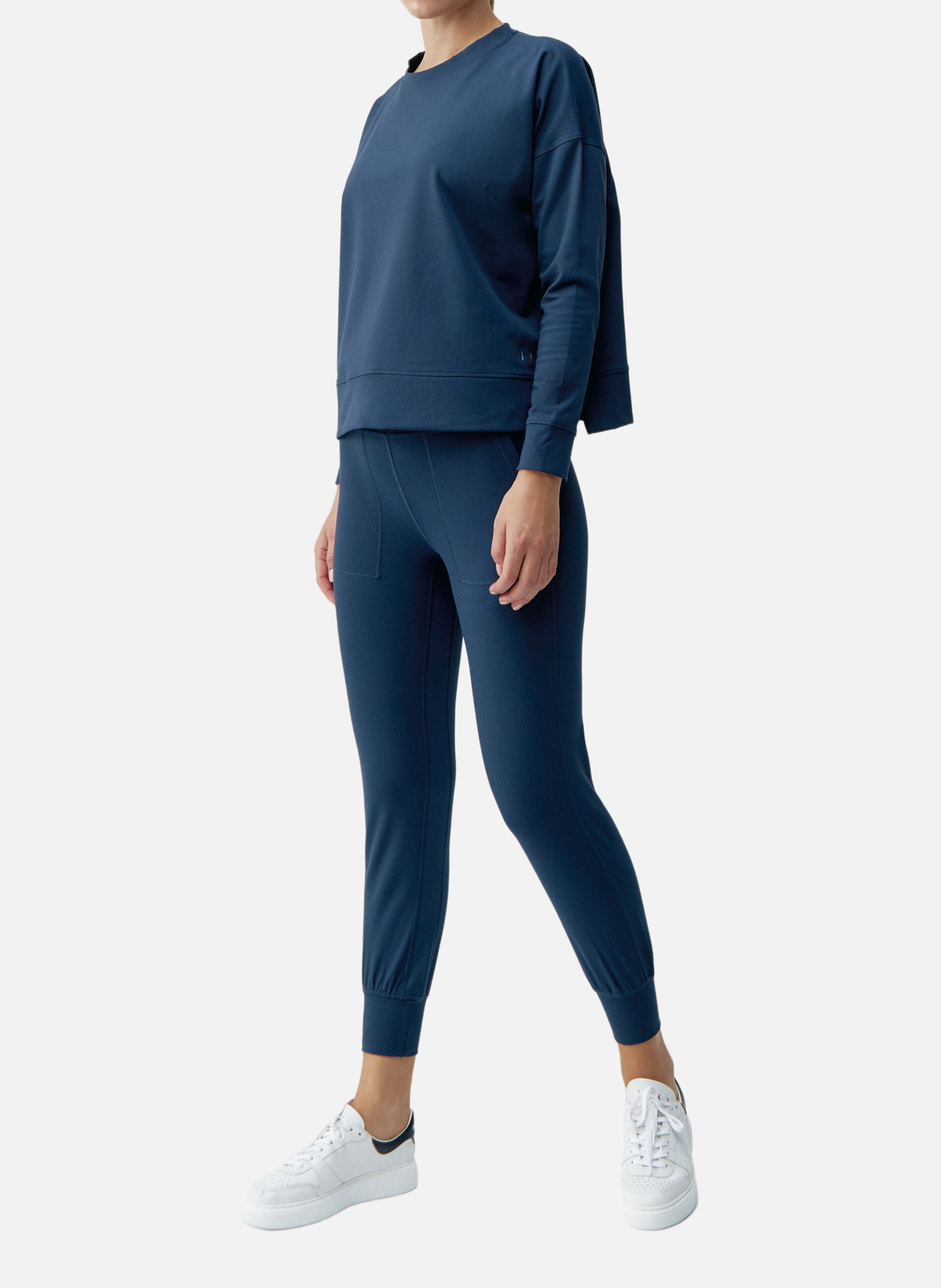 Sweat de sport sans capuche performance daba BORN LIVING YOGA Bleu