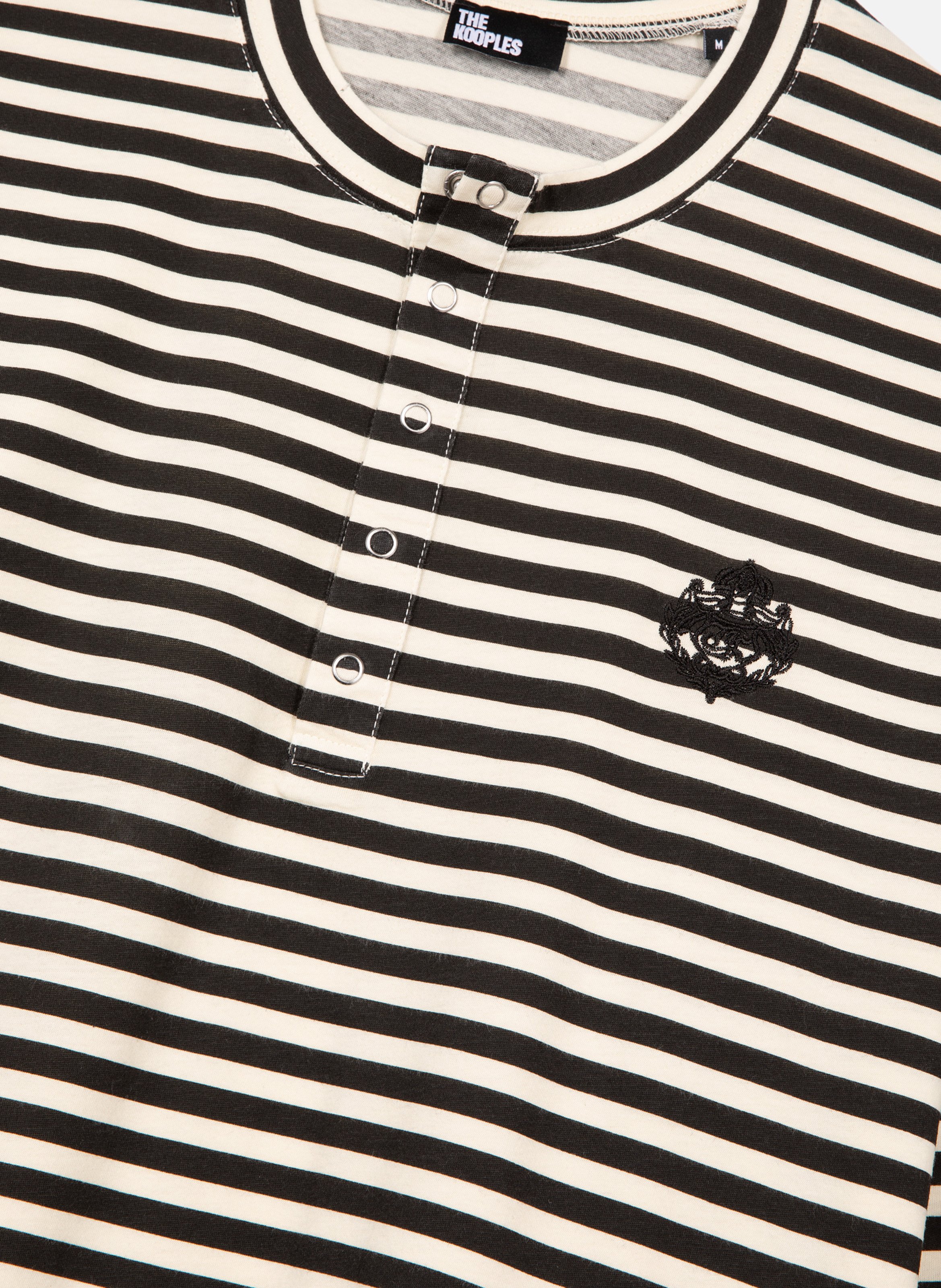 T-shirt manches longues à rayures THE KOOPLES Beige