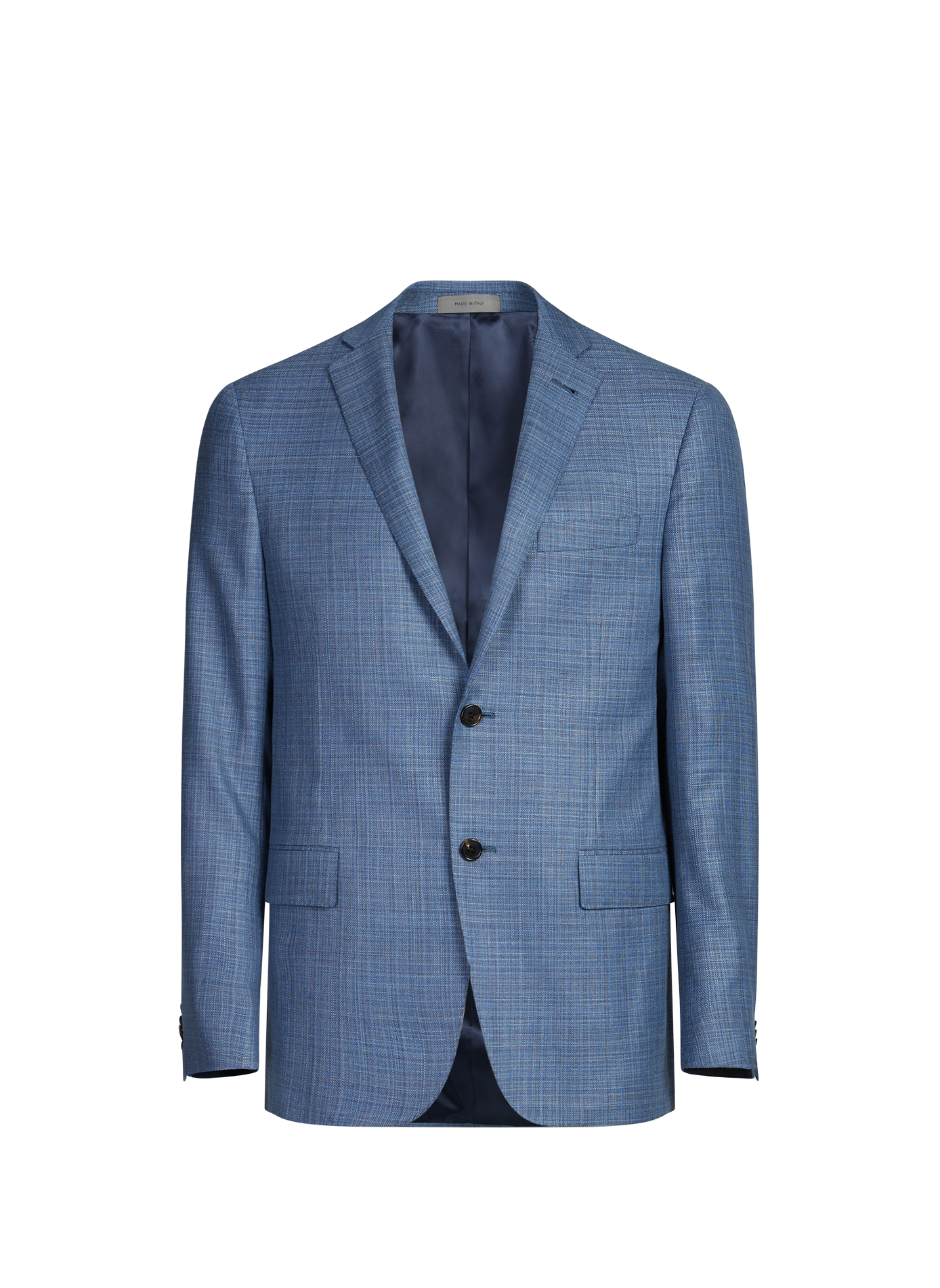 Blazer tweed en laine vierge CORNELIANI Bleu