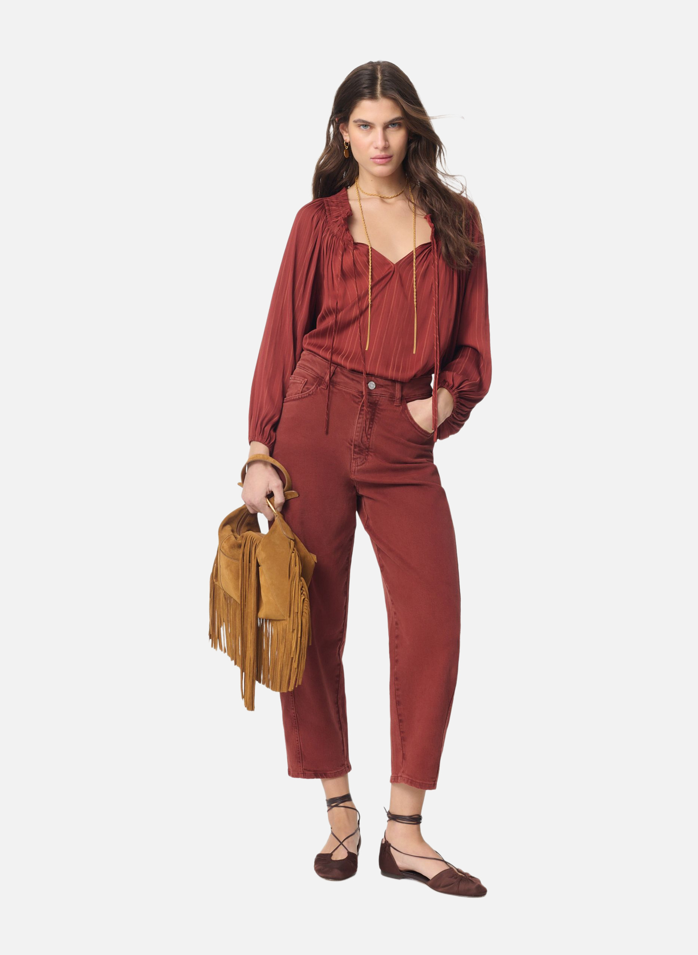 Blouse enya VANESSA BRUNO Rouge