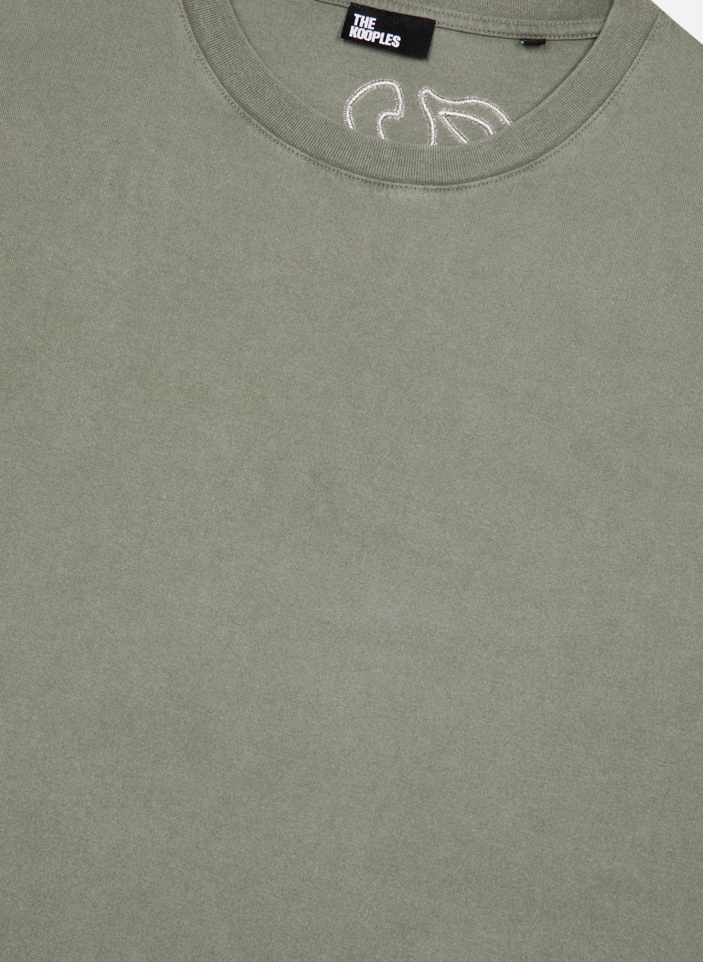 T-shirt avec logo au dos THE KOOPLES Vert