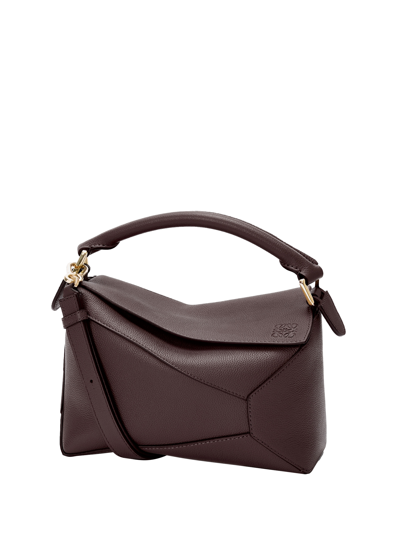 Small Puzzle Edge bag in grained calf leather LOEWE Brown