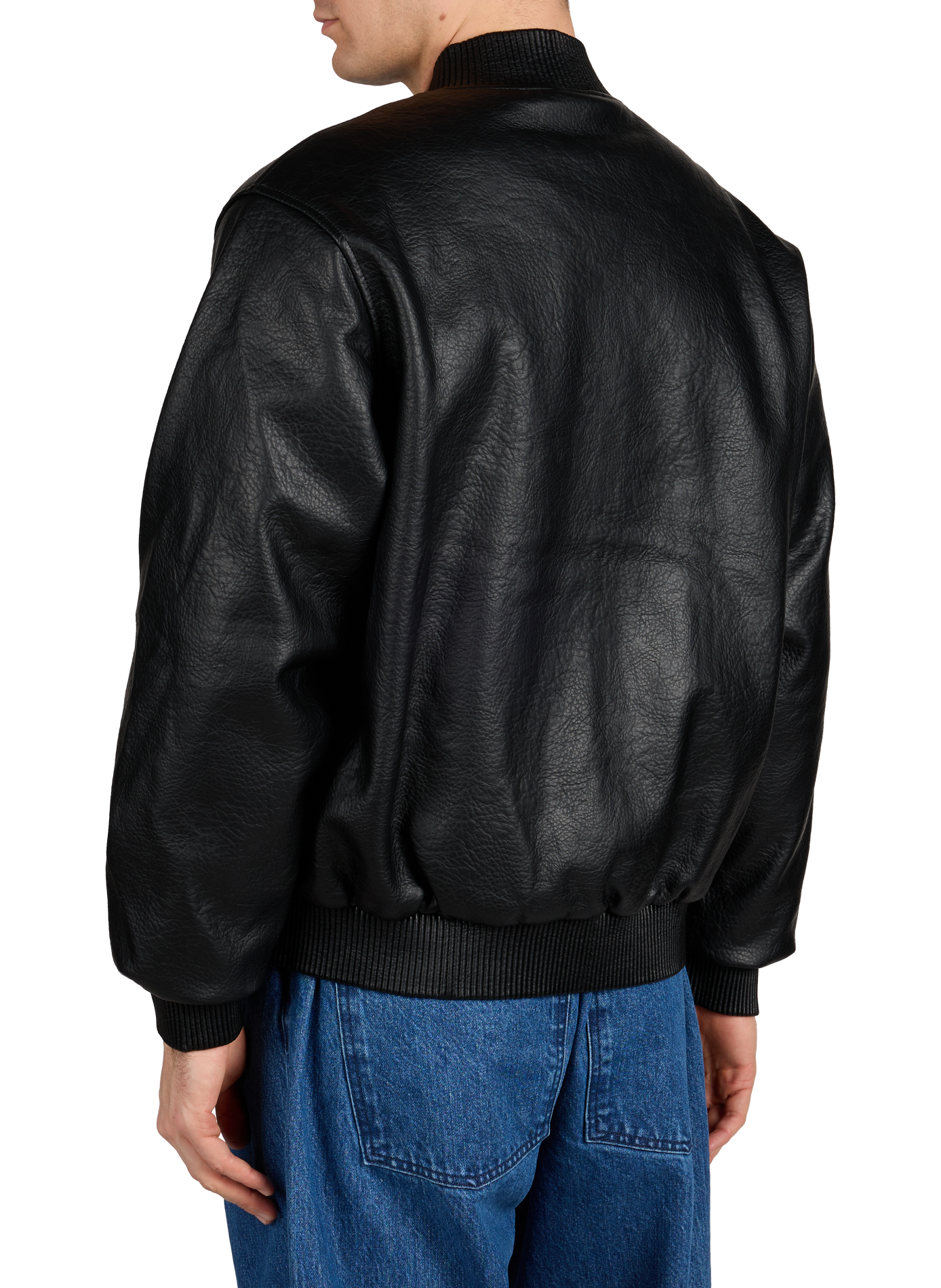 Veste ample avec demi-logo effet cuir ARTE ANTWERP Noir