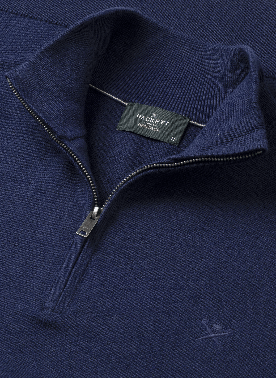 Cotton jumper HACKETT Blue