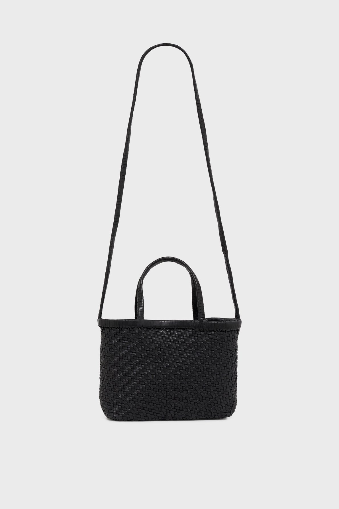 Petit sac à main en cuir tressé - gaby PABLO Noir