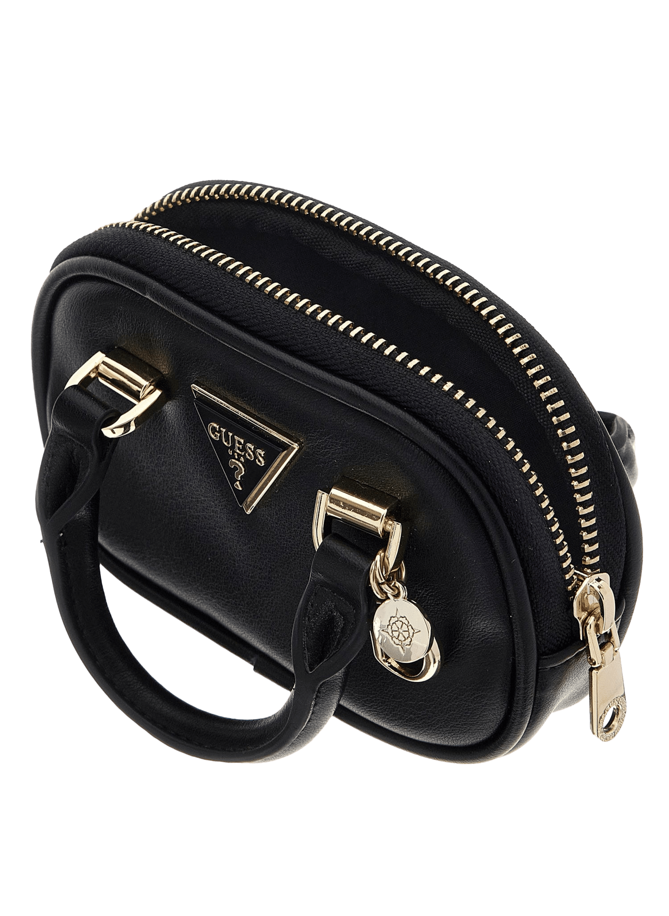 Llavero mini bolso de mano GUESS Negro